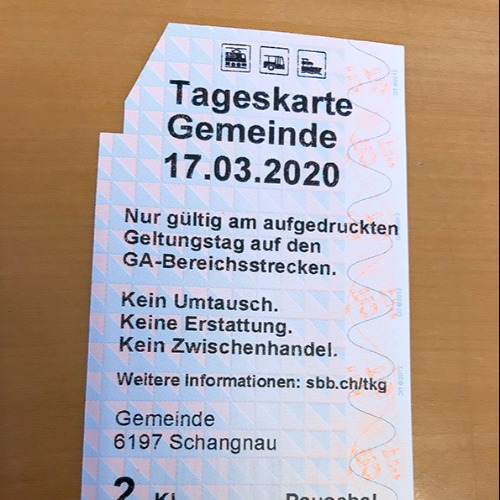Schangnau stellt die GA-Tageskarte ein