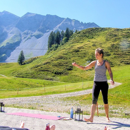 Vor imposanter Bergkulisse gehen die «Flows» leicht