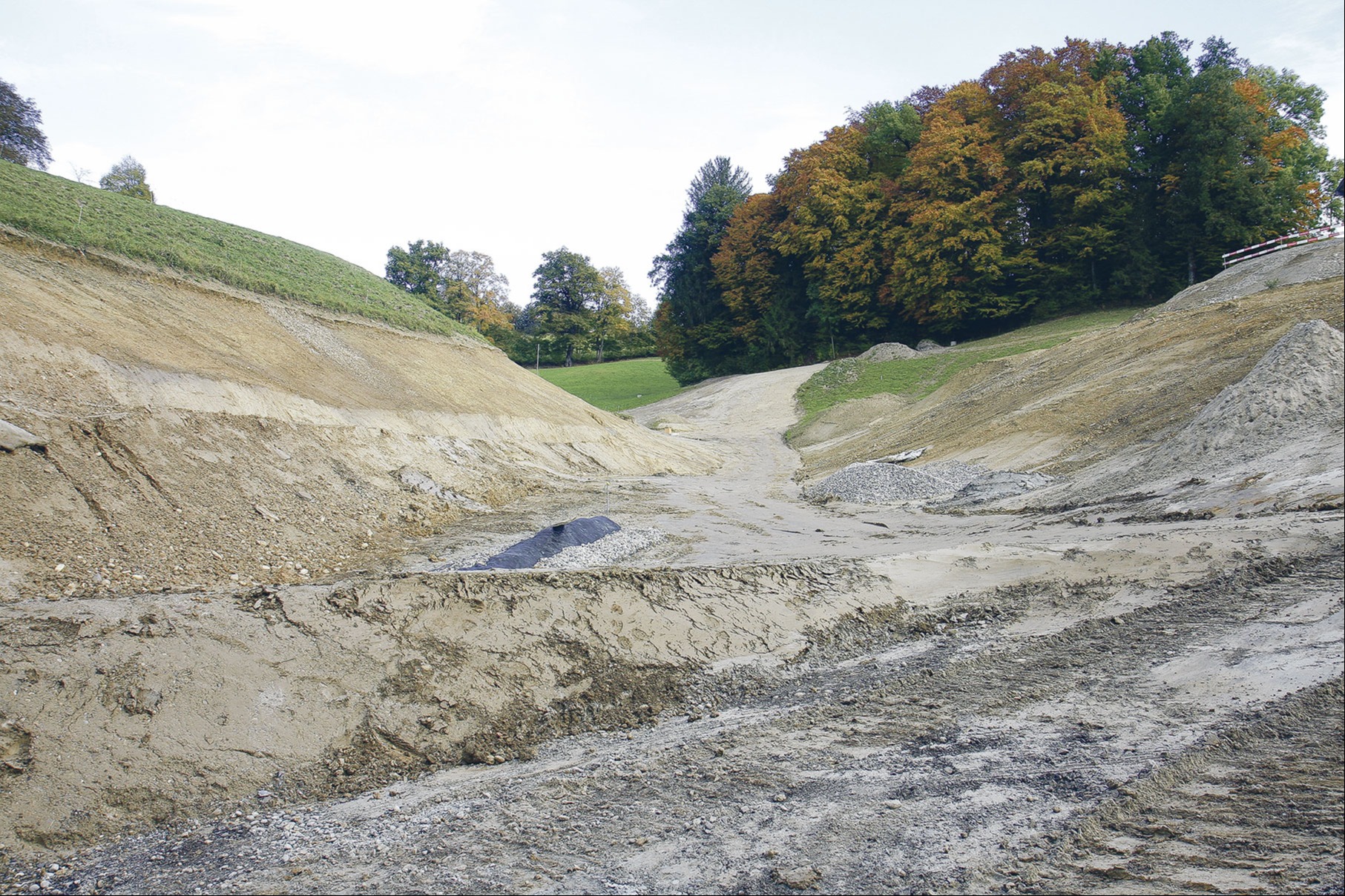 Deponien für Bauabfälle, wie Beton, sind rar – hier wird eine eröffnet