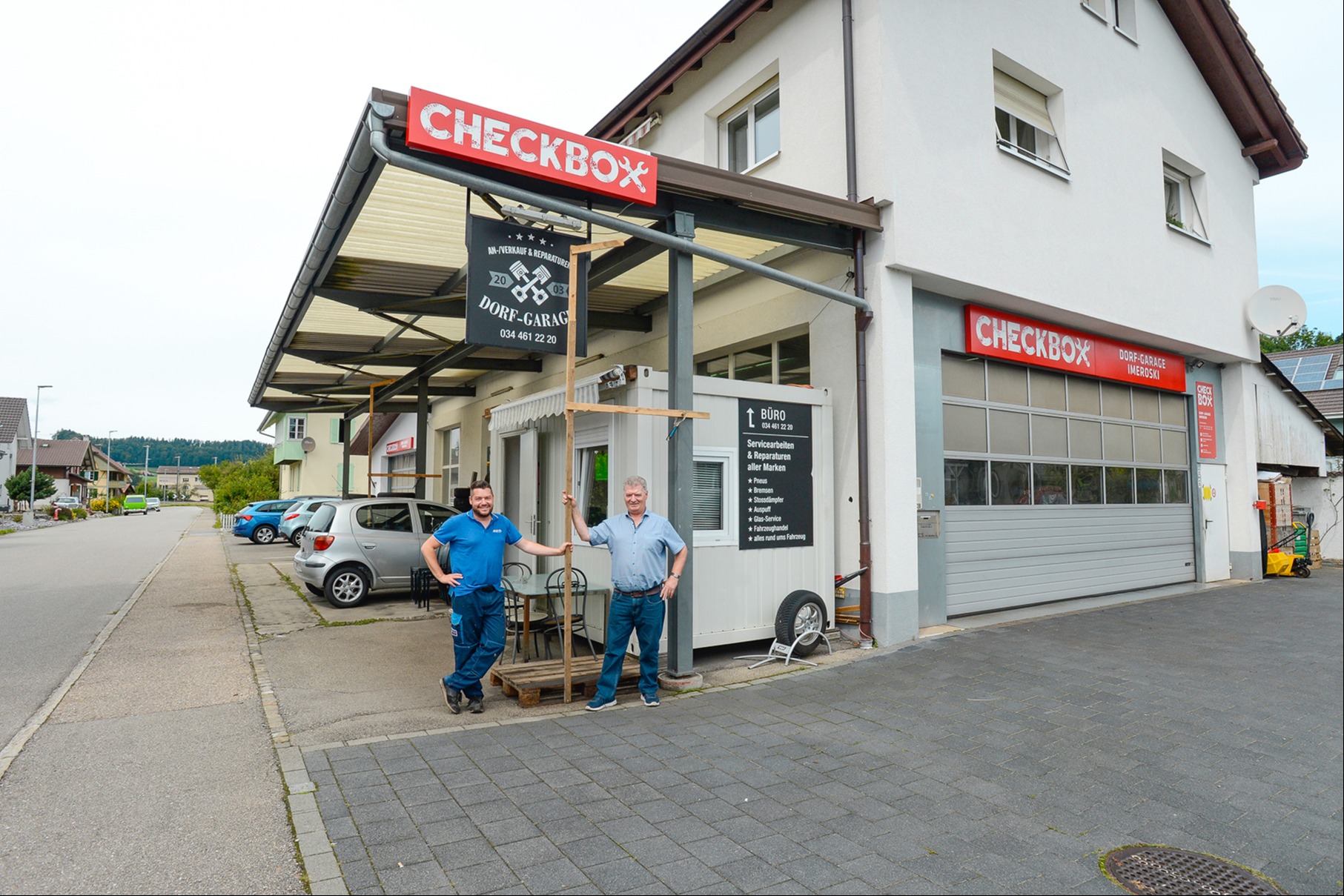 Anbau für die Garage