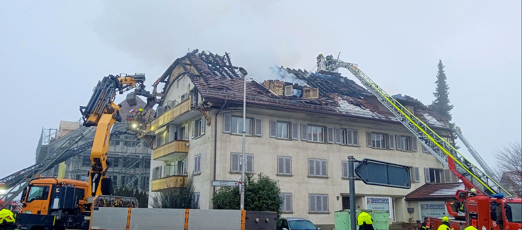 Brand in Lützelflüh