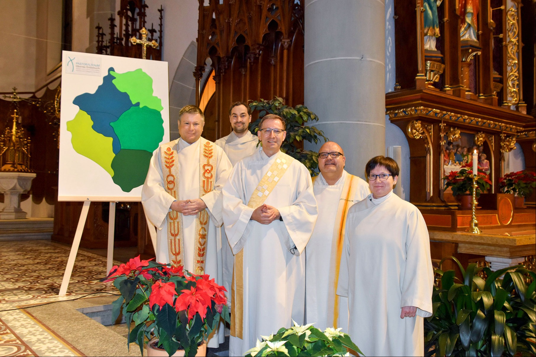Pastoralraum: Fünf Kirchgemeinden vereint