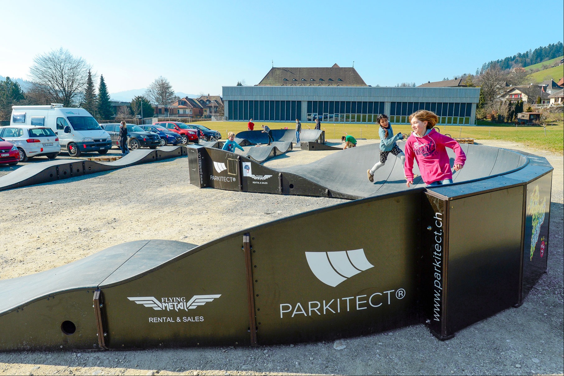 Die Zeit überbrücken, bis der  Pumptrack in der Badi kommt