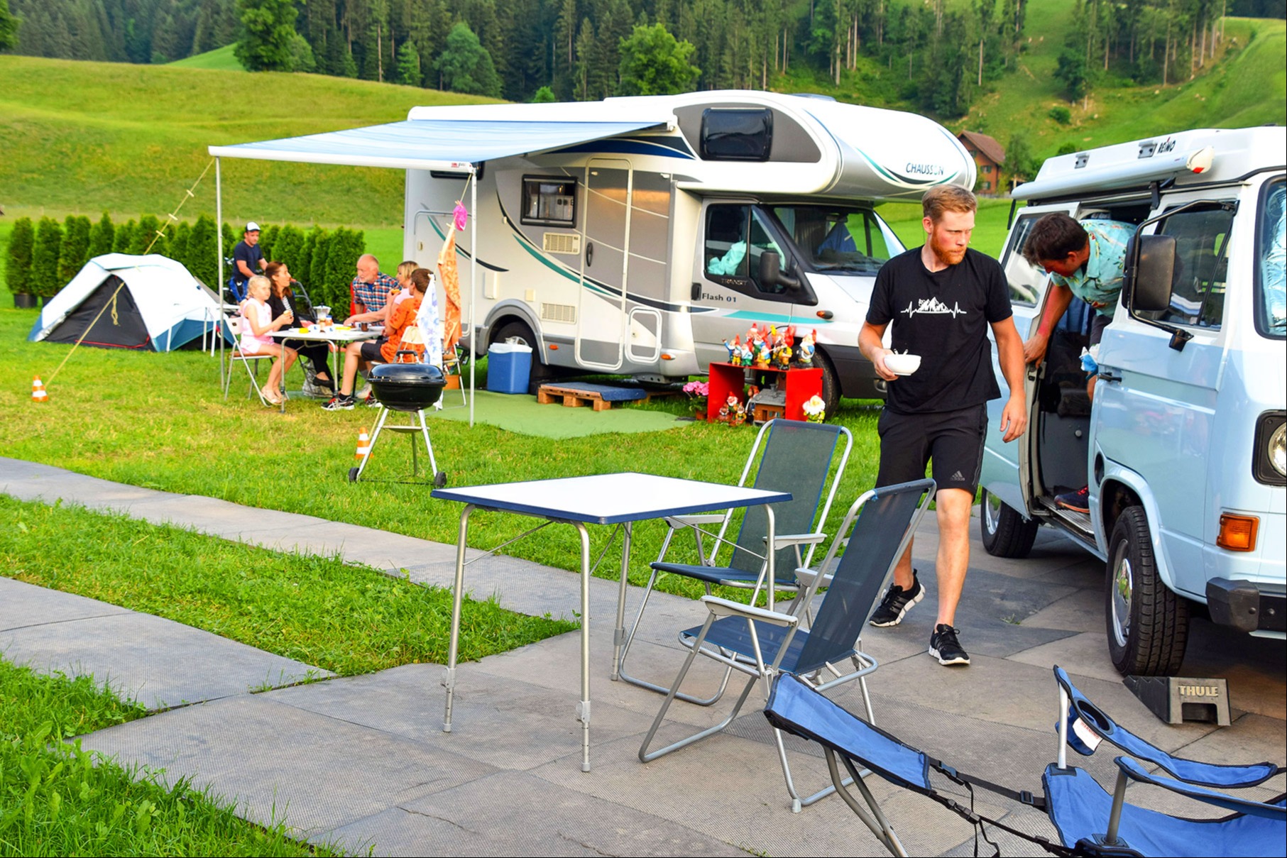 Manchmal gerät die heile Welt auf dem Campingplatz ins Wanken