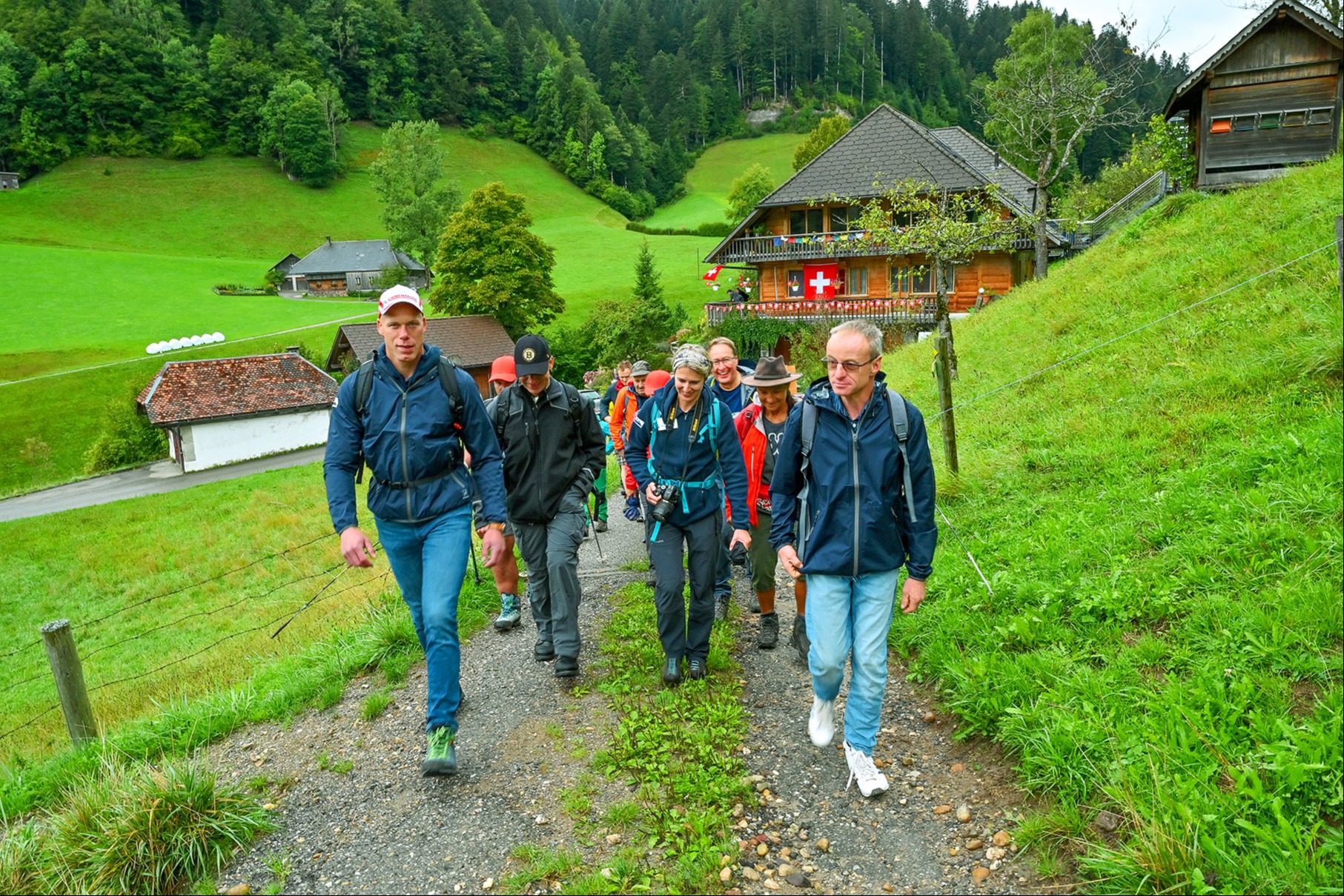 Der nationale Wandertag sorgte in Trub für einen Grossaufmarsch