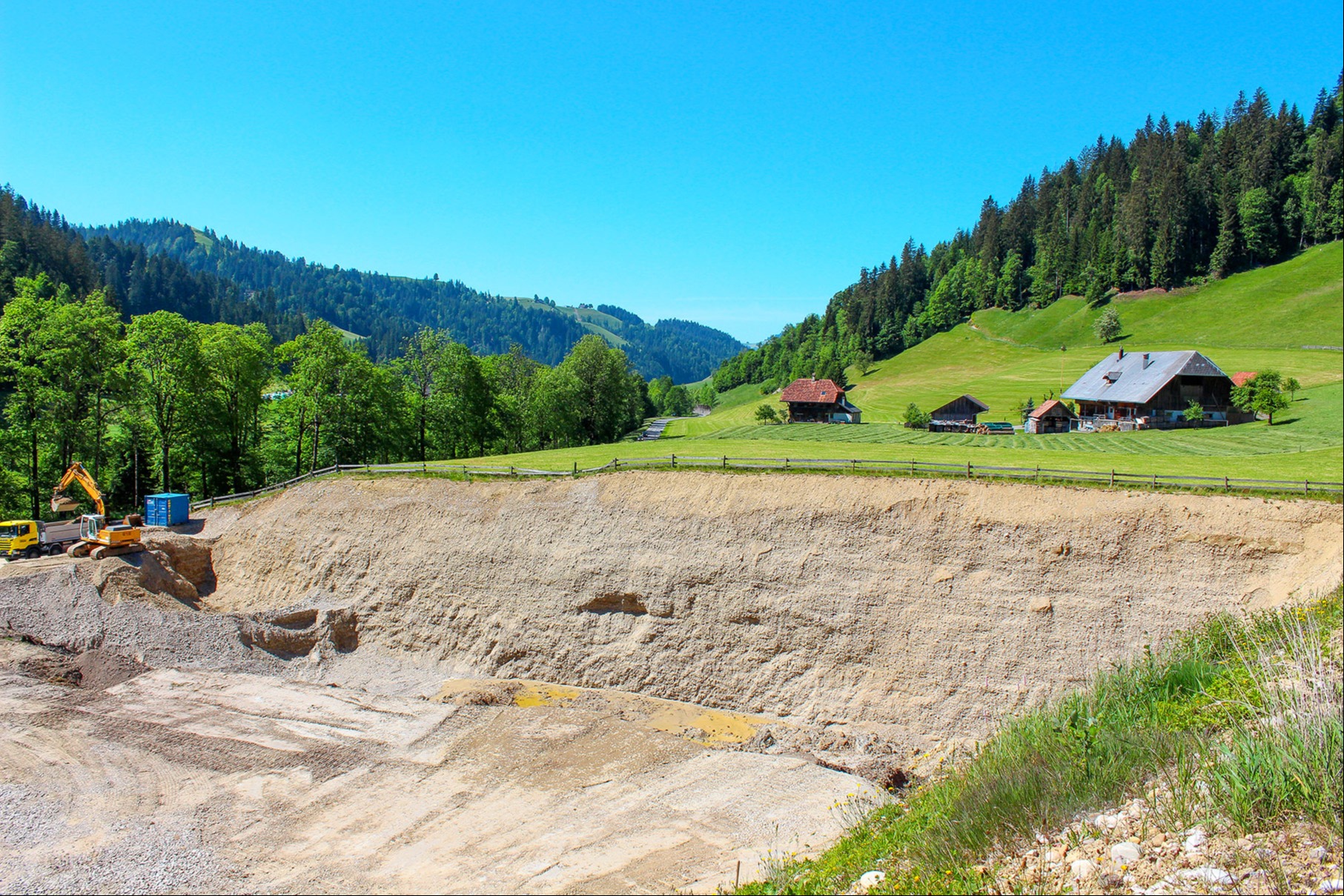 Neue Kiesgrube als Ersatz für jene in Schniderhus