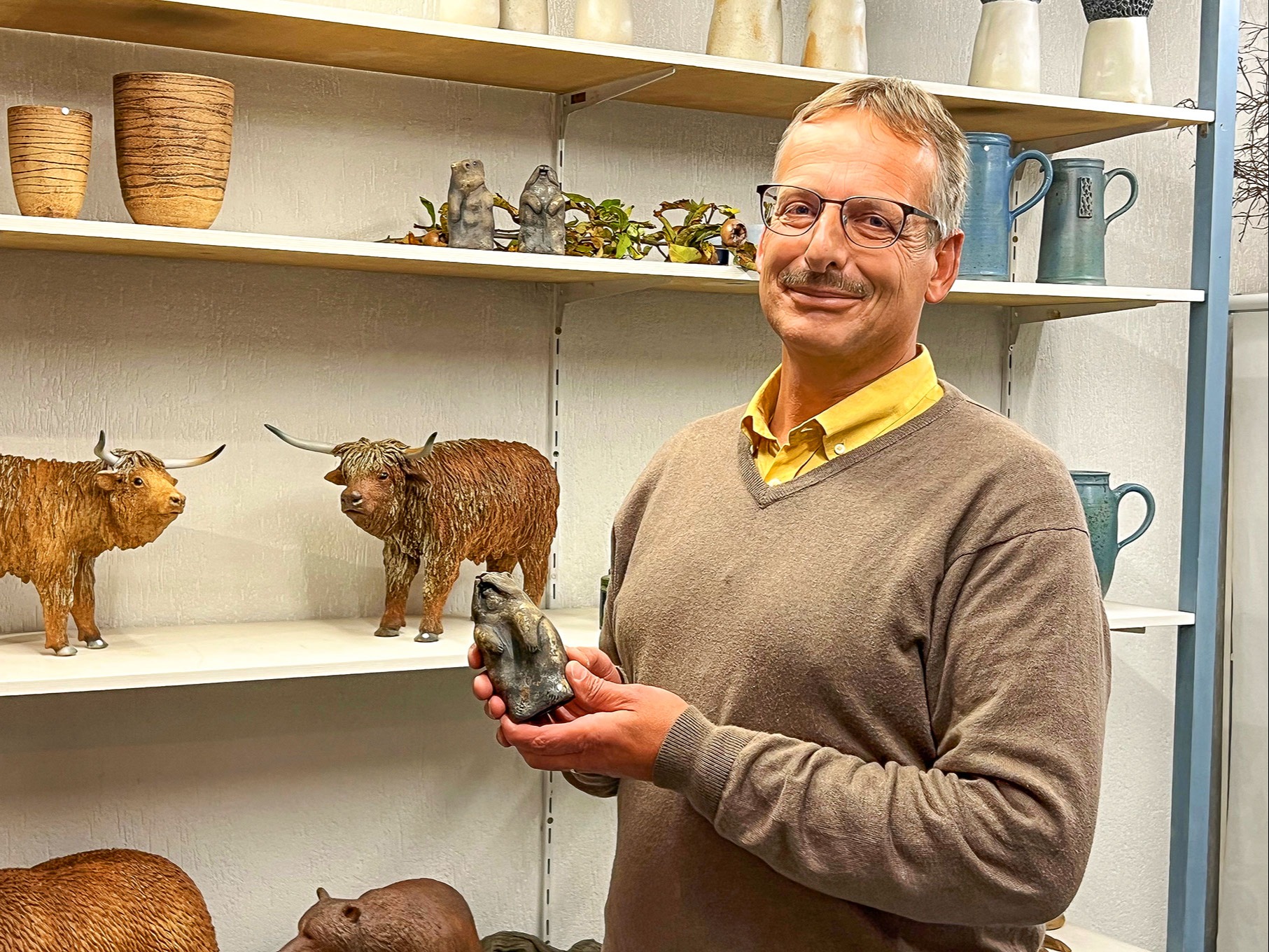 Der Keramik-Meister  im Reich der Tiere