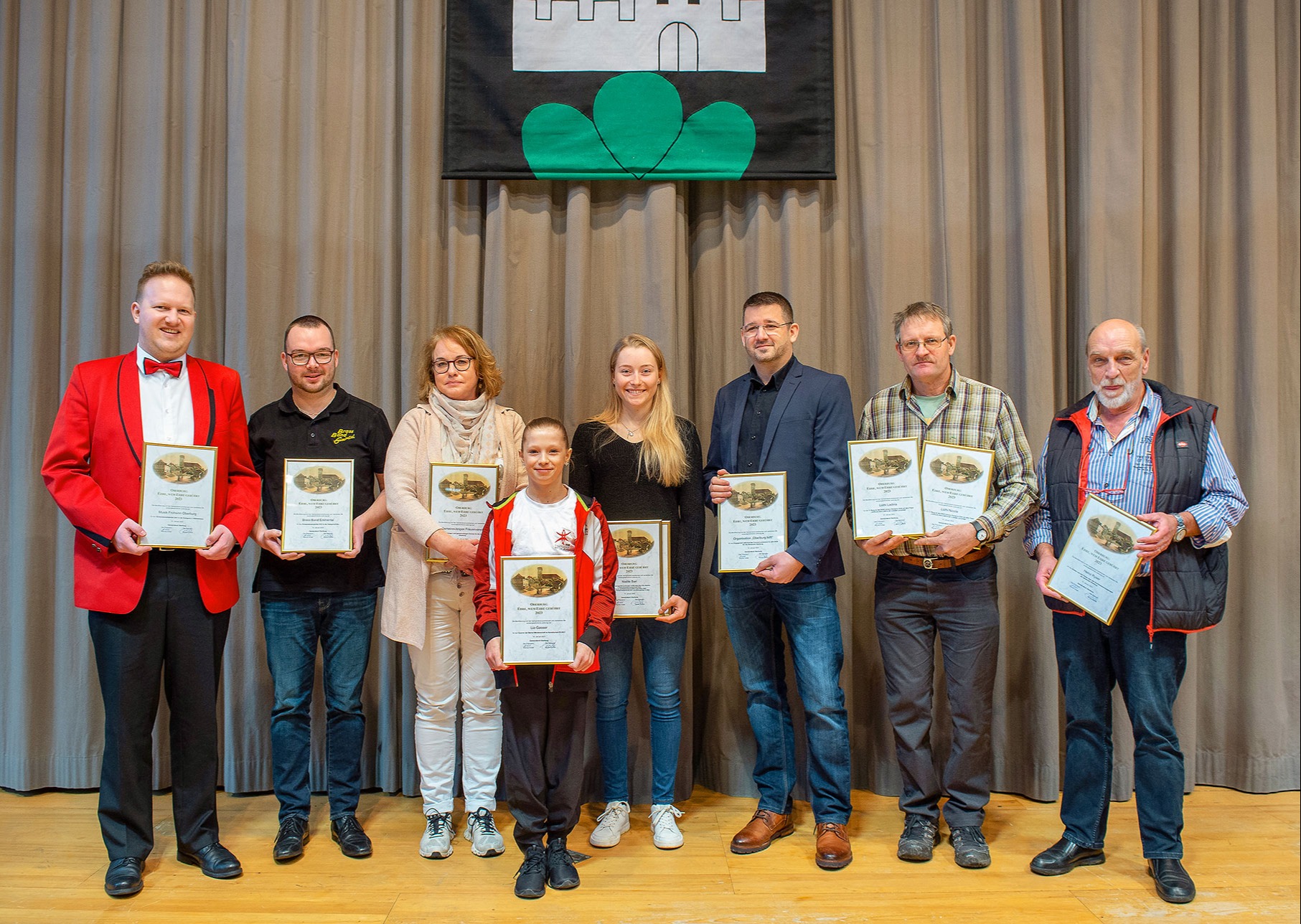 Ehrungen mit Gruss aus Australien