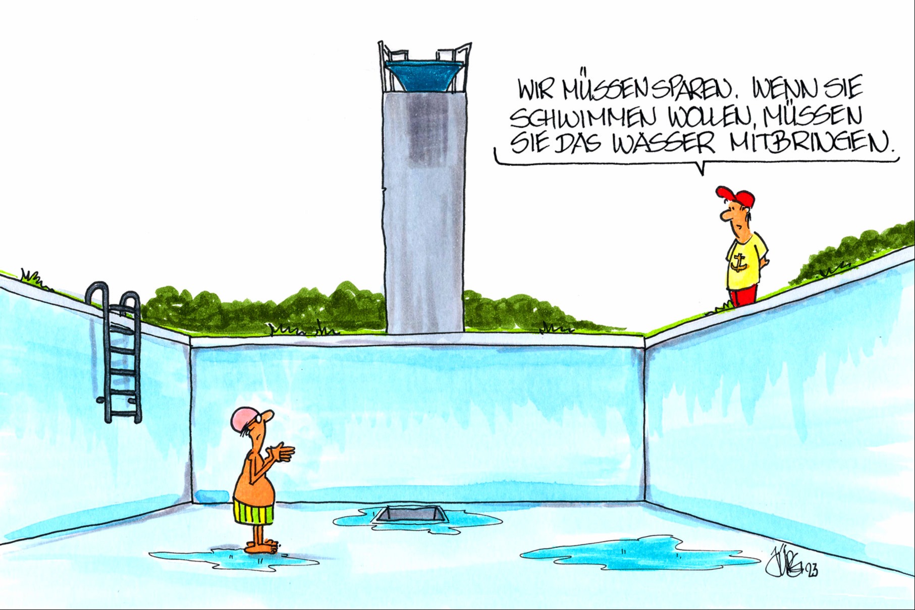 Auch wenn viele Auswärtige baden, die Standortgemeinden zahlen 