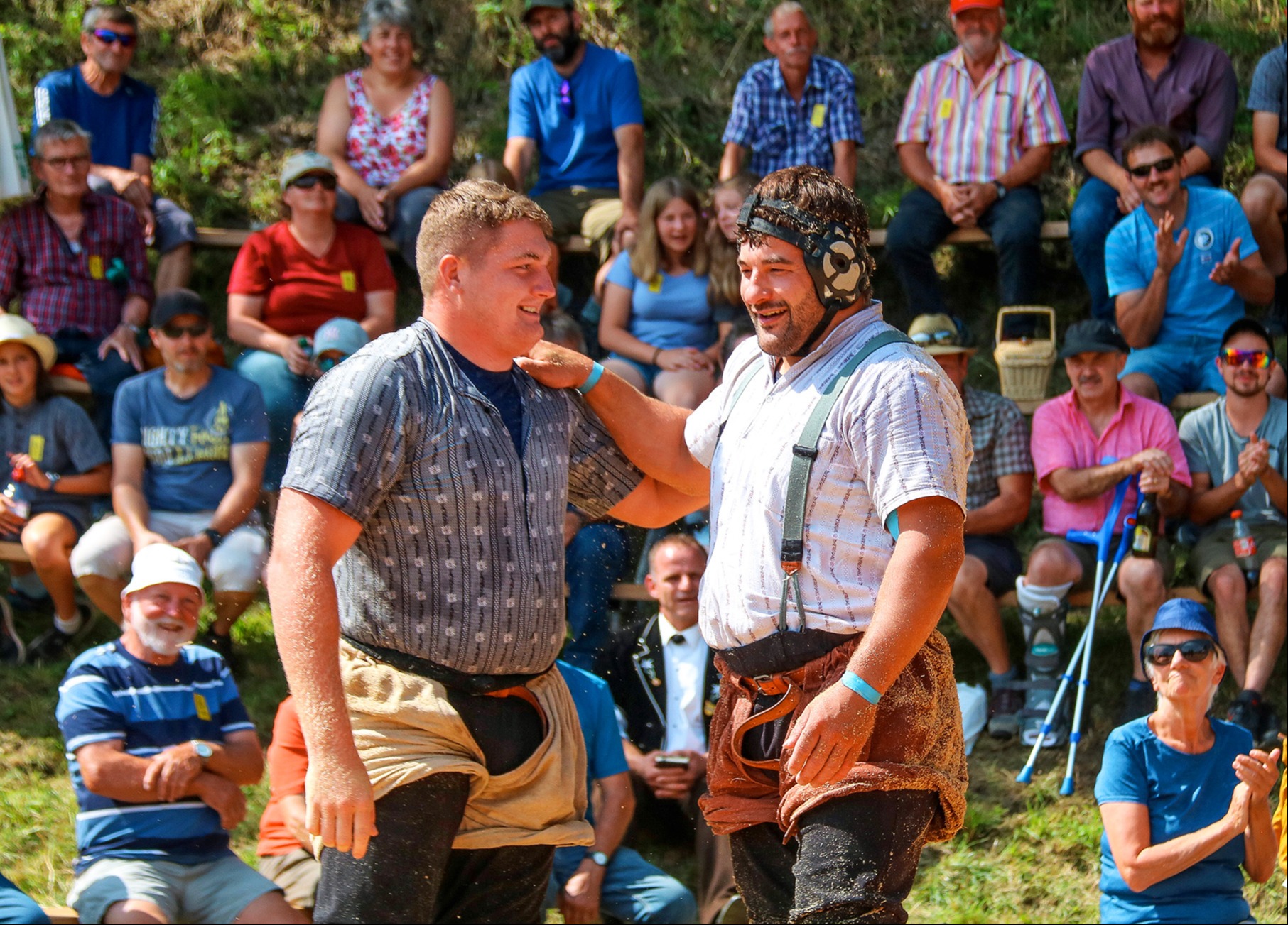Der Schwingklub Siehen triumphiert auf der Lüderen