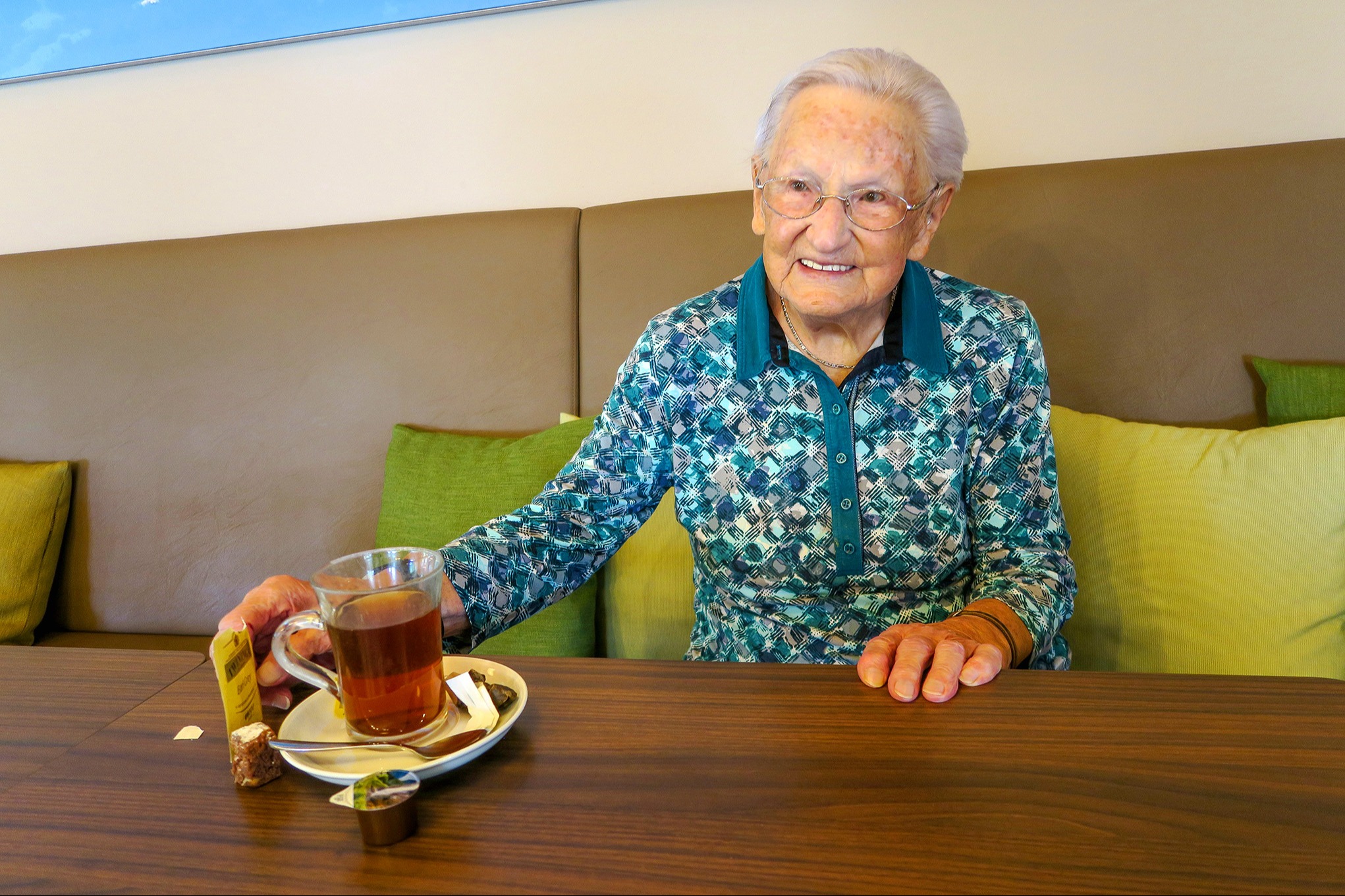 Gesellig, lebenslustig und 104-jährig