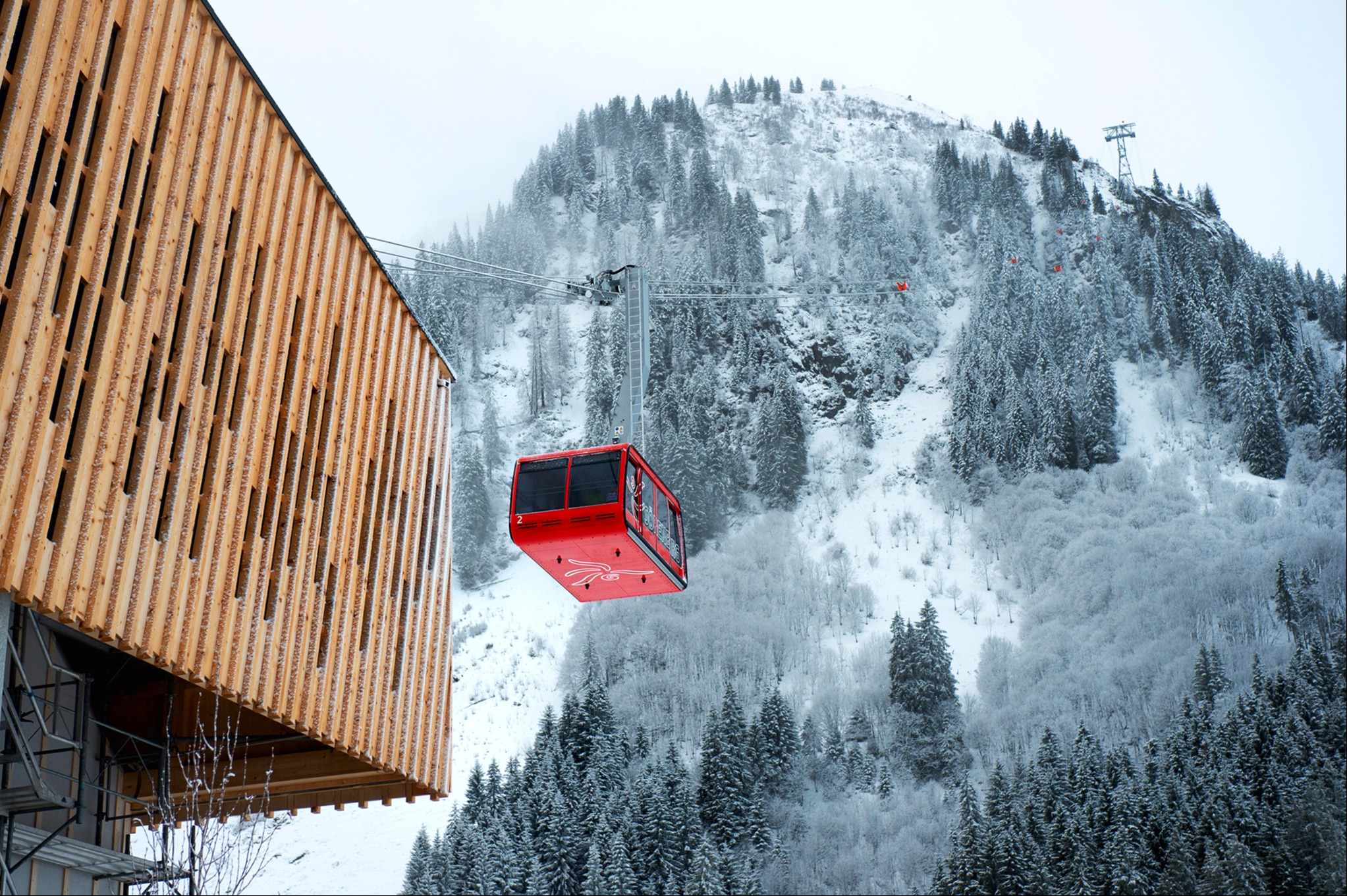 Nun fährt sie, die neue Gondelbahn
