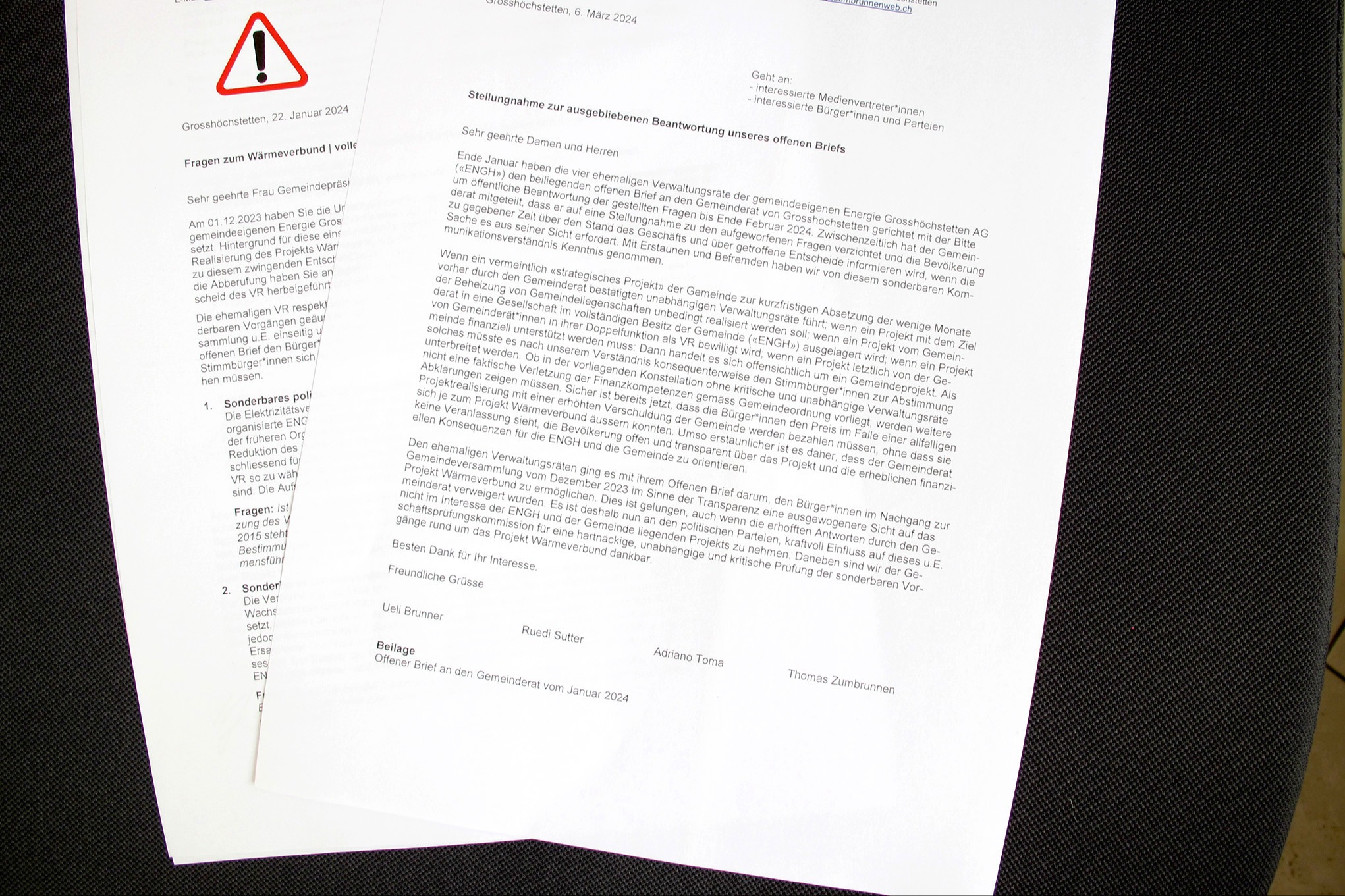 Die Ex-Verwaltungsräte doppeln nach