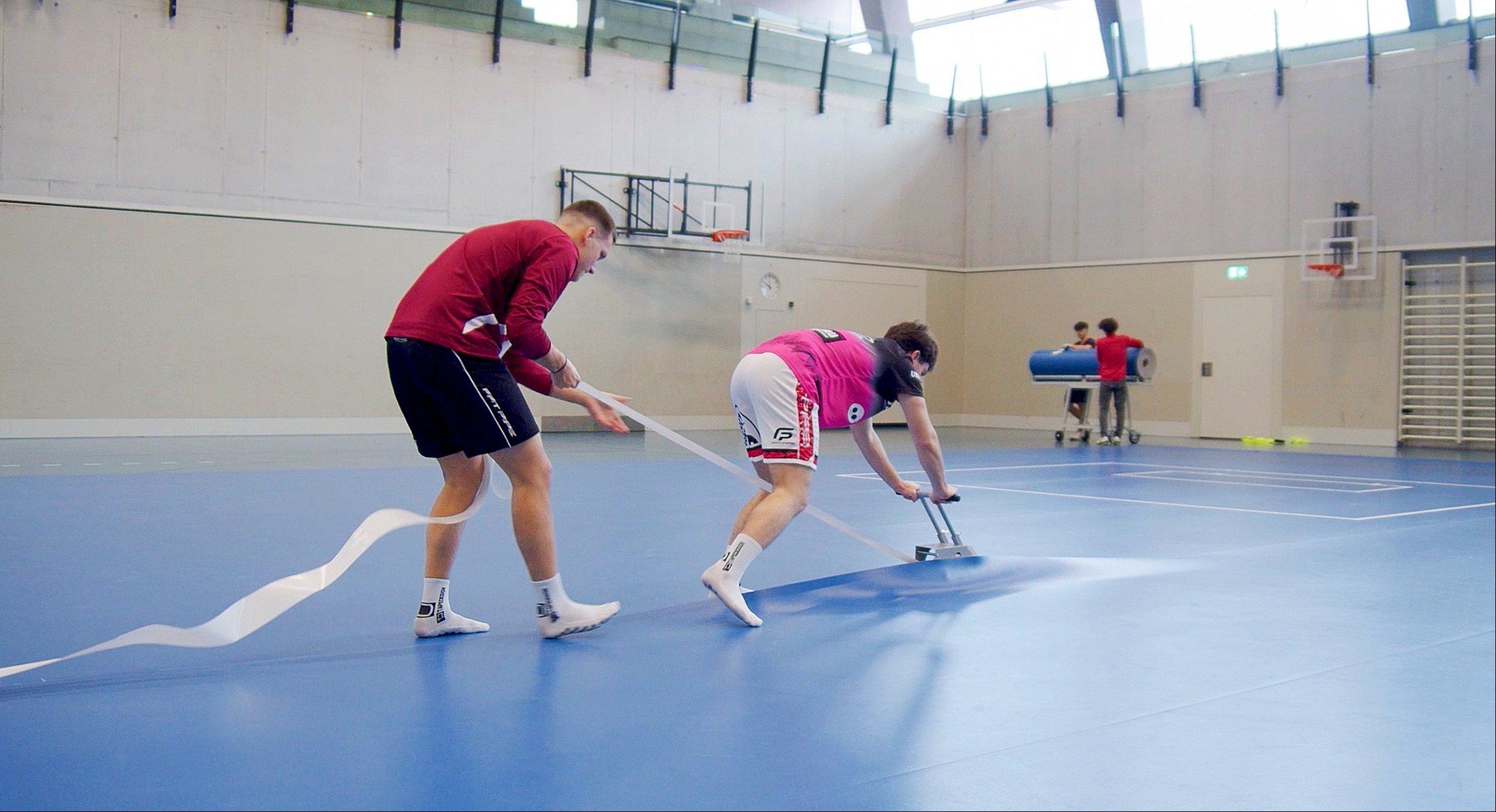 Erste Halle der Schweiz mit dem neuen Unihockey-Boden