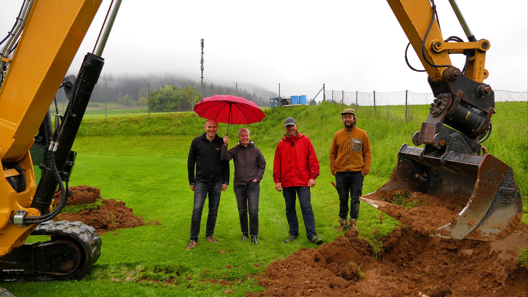 Der Bau des Pumptracks hat begonnen