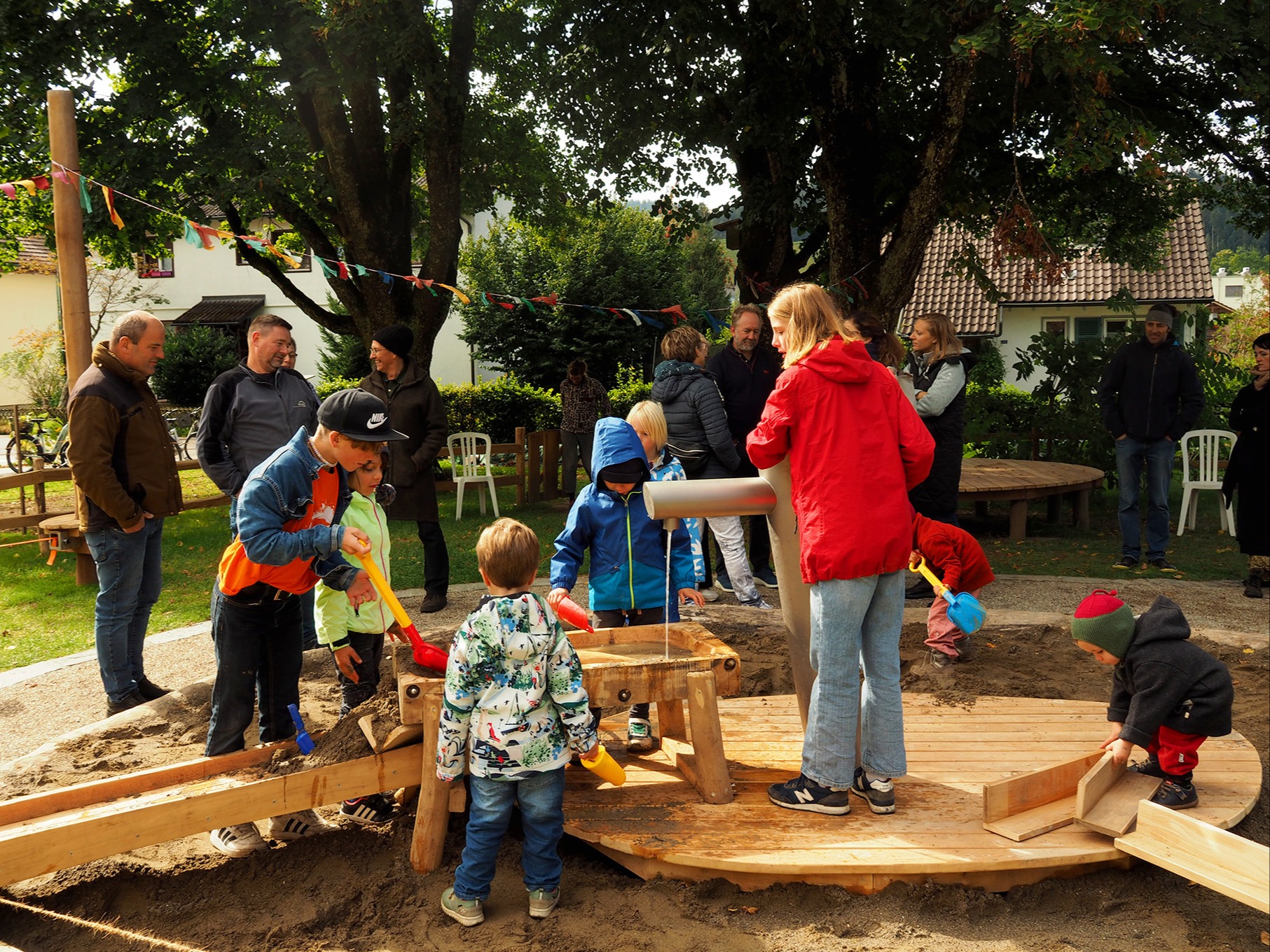 Endlich ist der Spielplatz fertig
