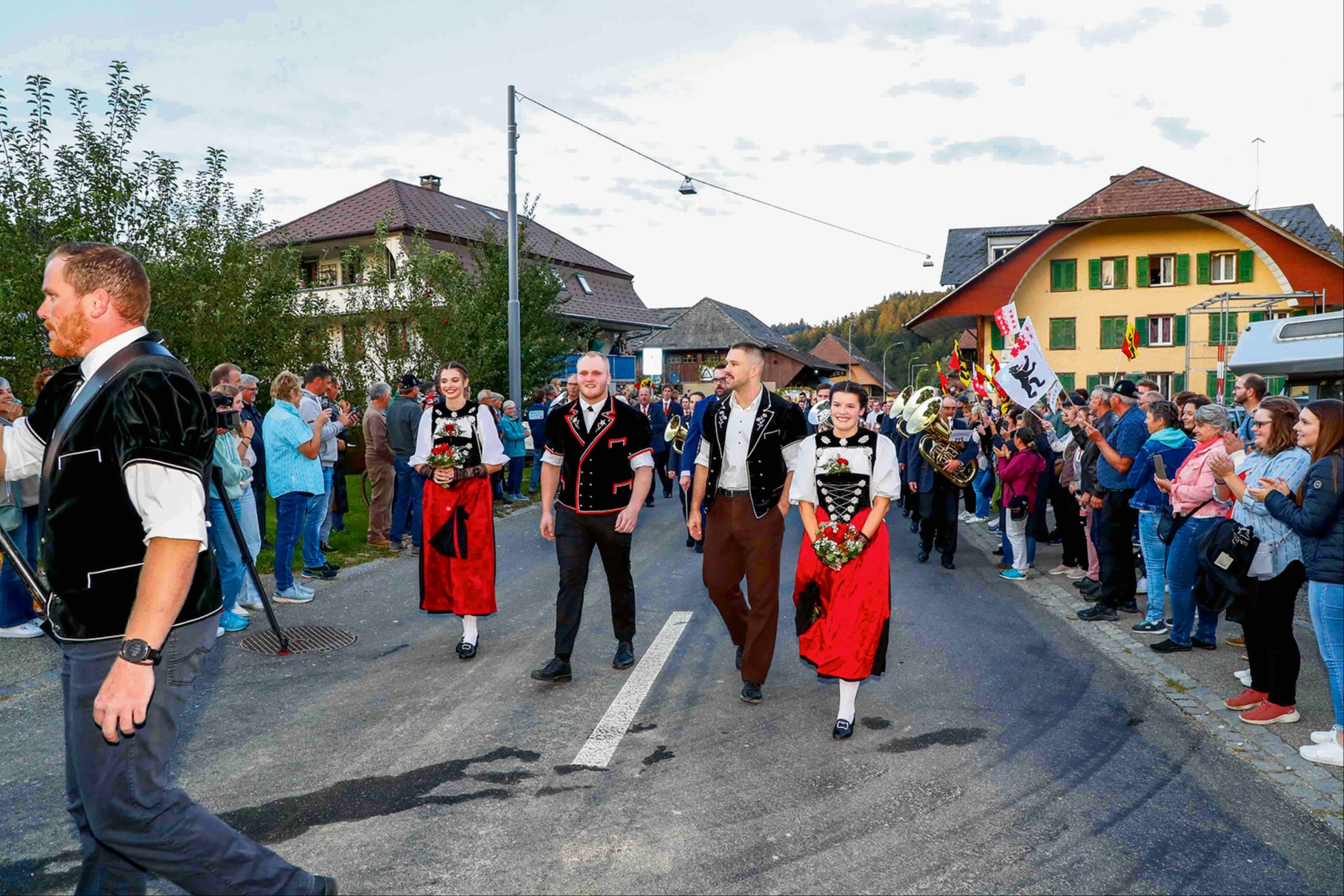 Grosser Empfang für Fabio Hiltbrunner