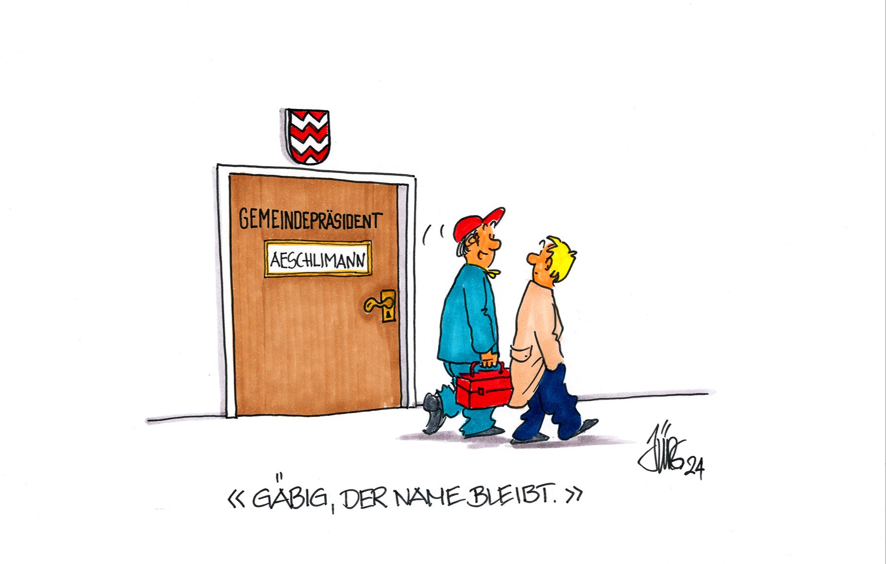 Die Wahl: Aeschlimann oder Aeschlimann