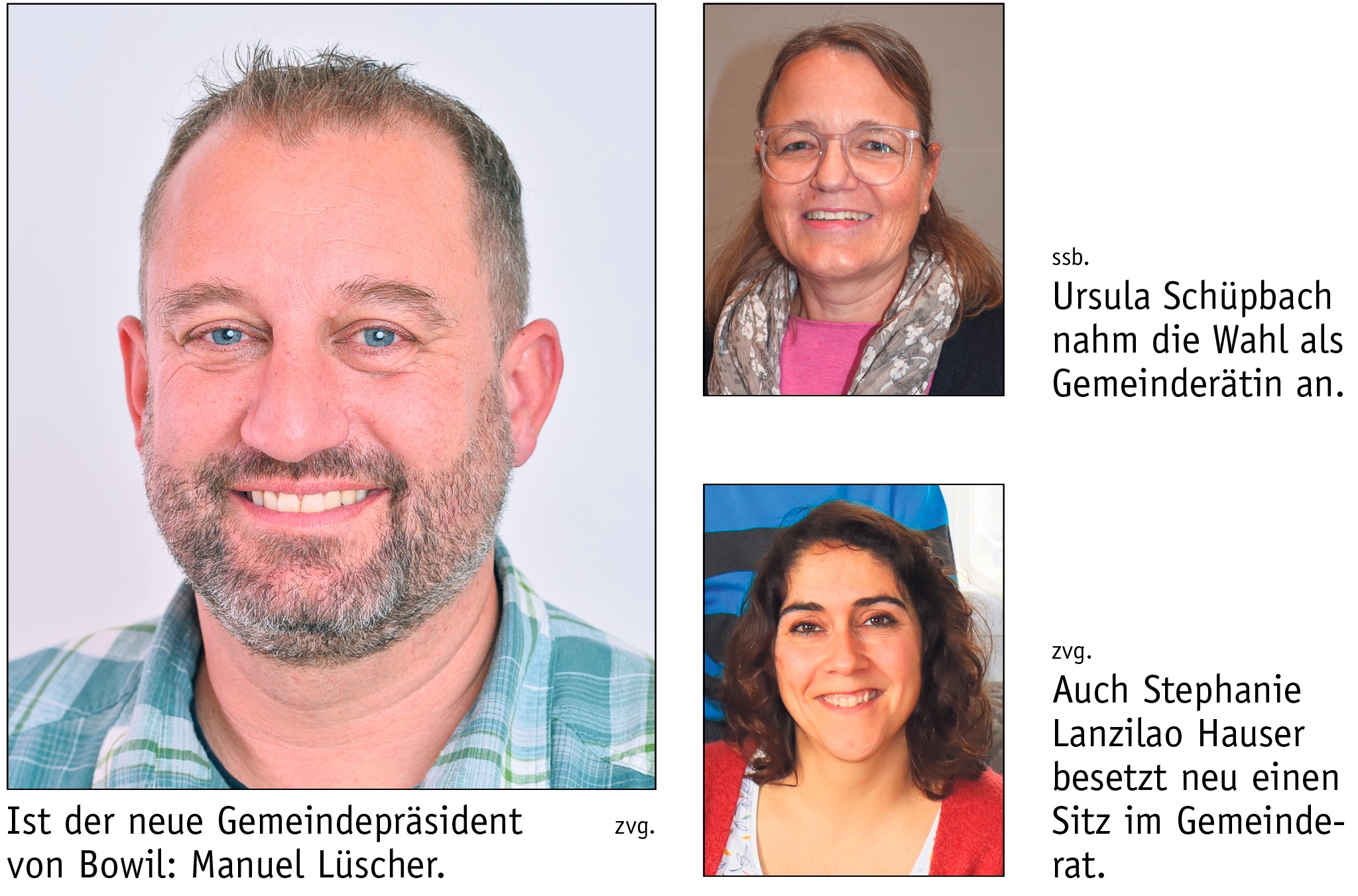 Zwei Frauen stellten sich schliesslich doch noch zur Verfügung