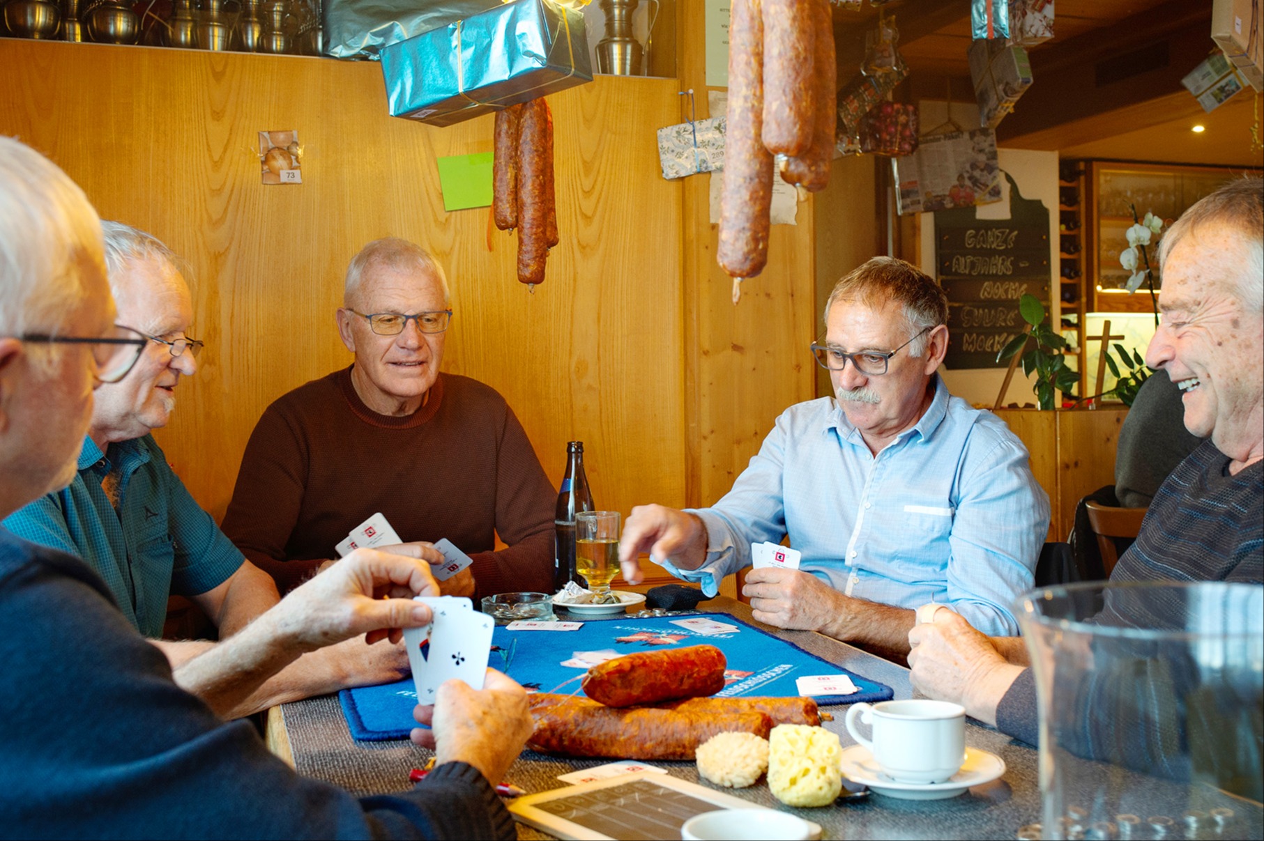 Zum Jahresende gings um die Wurst