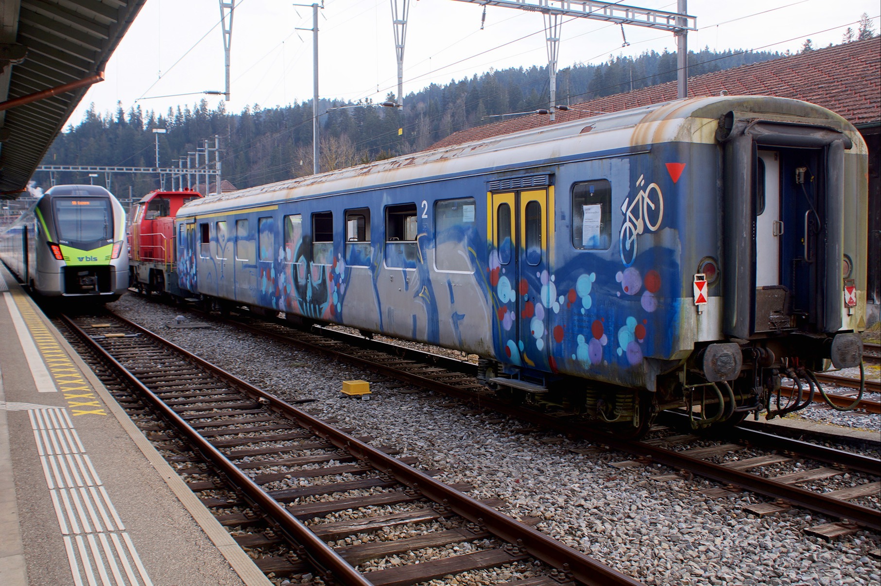 Dispopendel-Wagen ist in der Remise