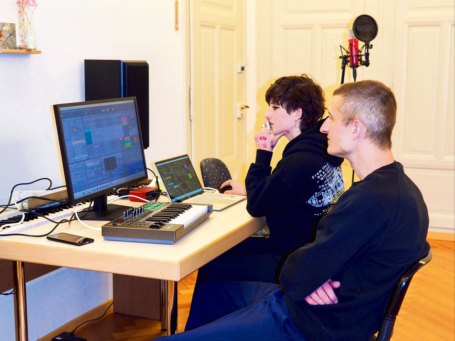 In der Musikschule am Technotrack tüfteln