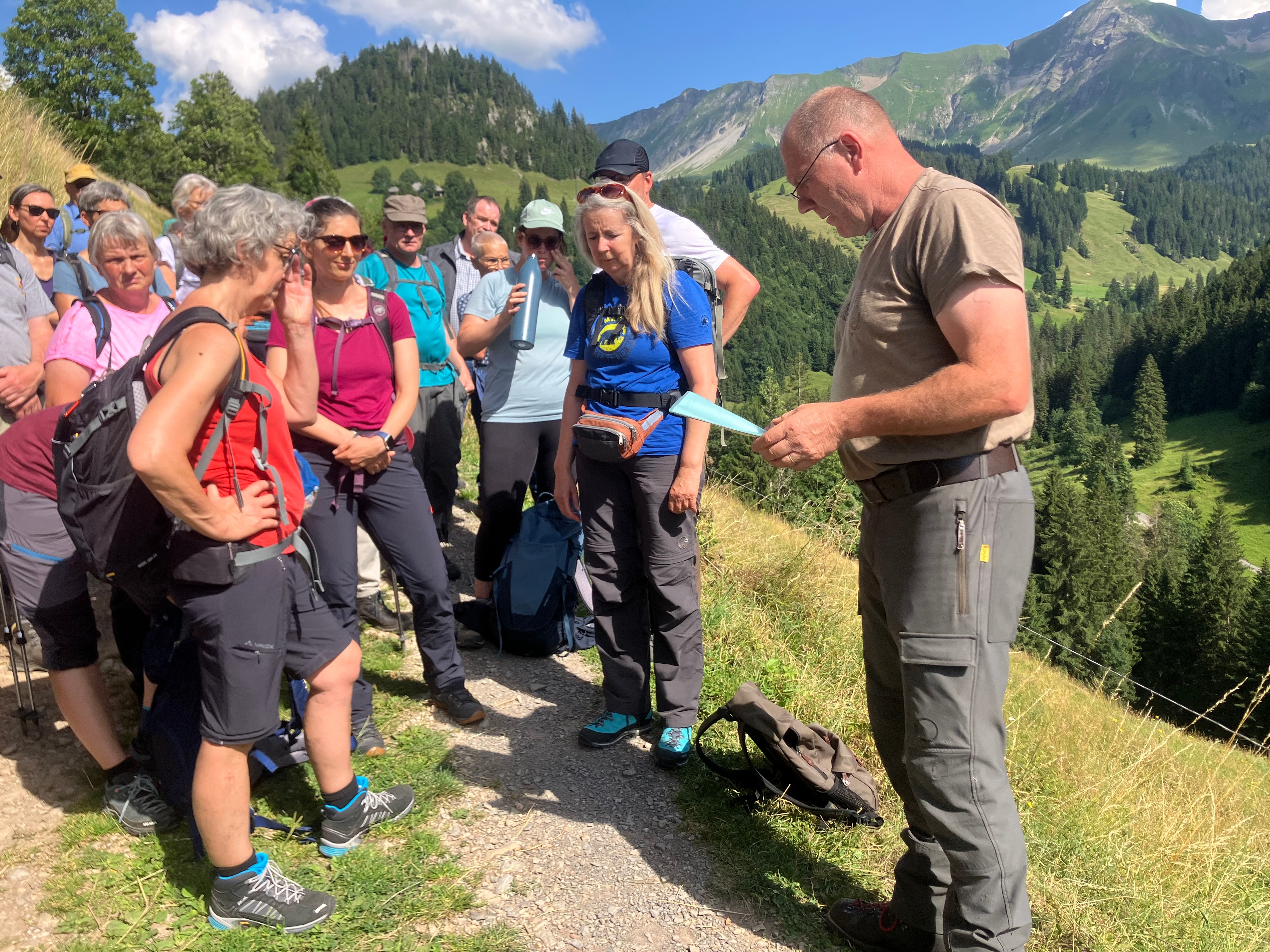 Wanderung im Gebiet der jungen Emme