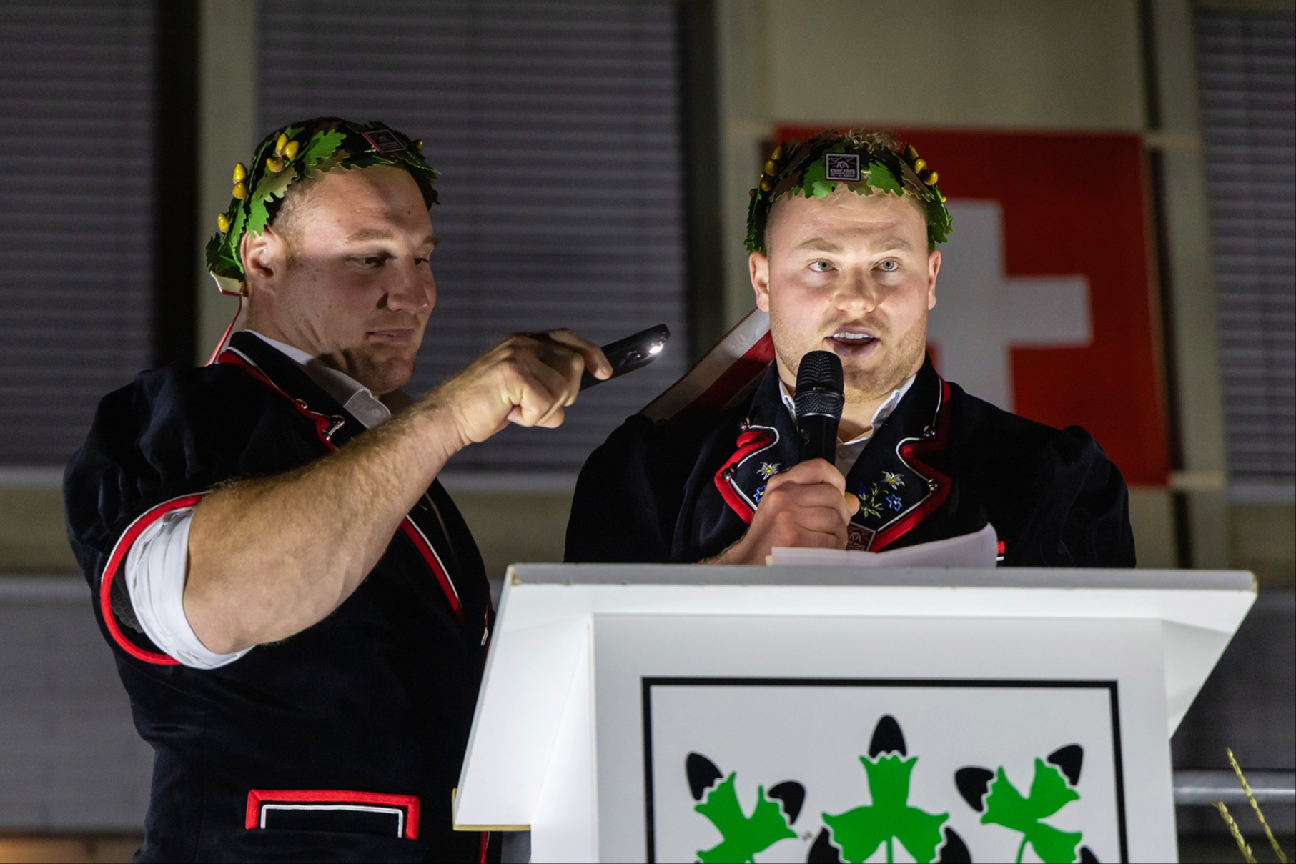Grosser Empfang für die Eidgenossen