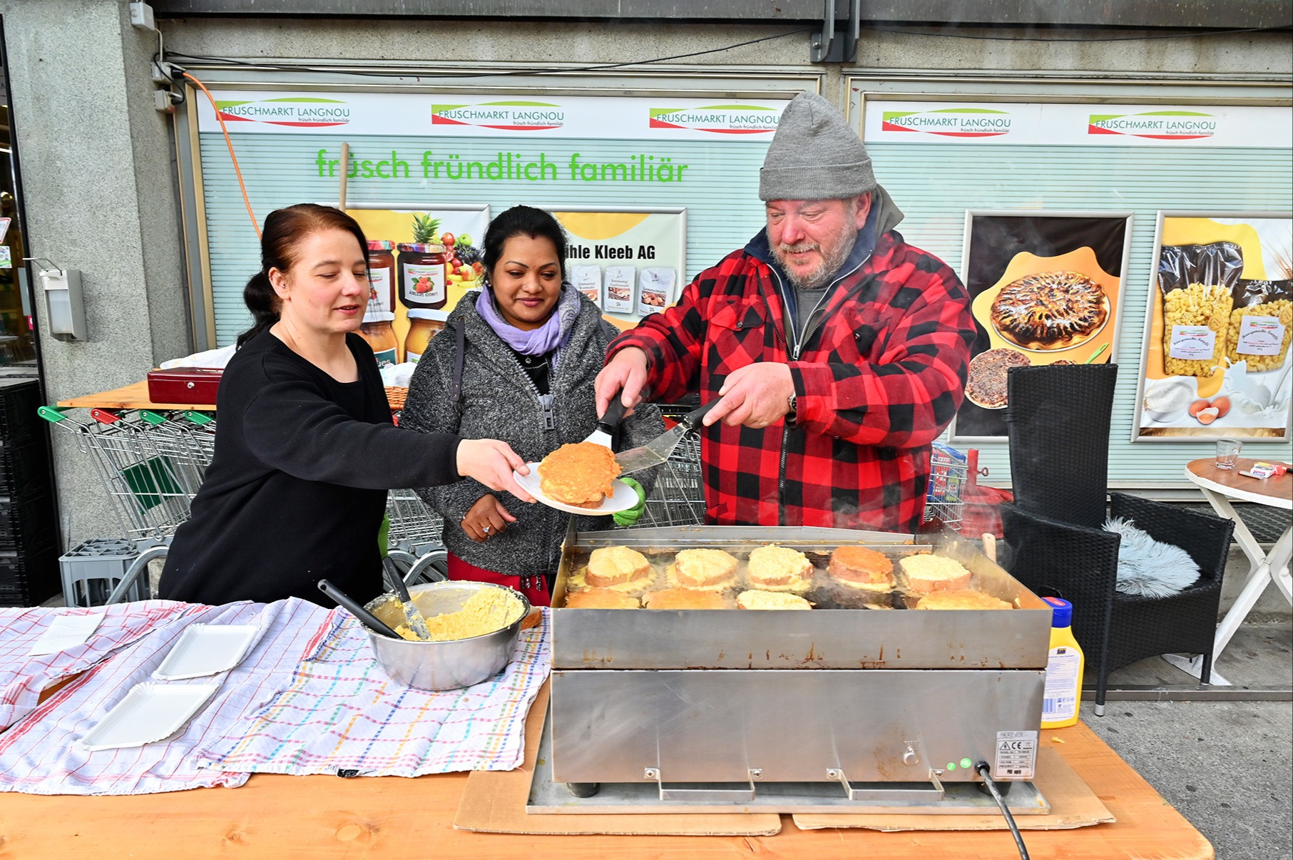 Reges Treiben im Dorf