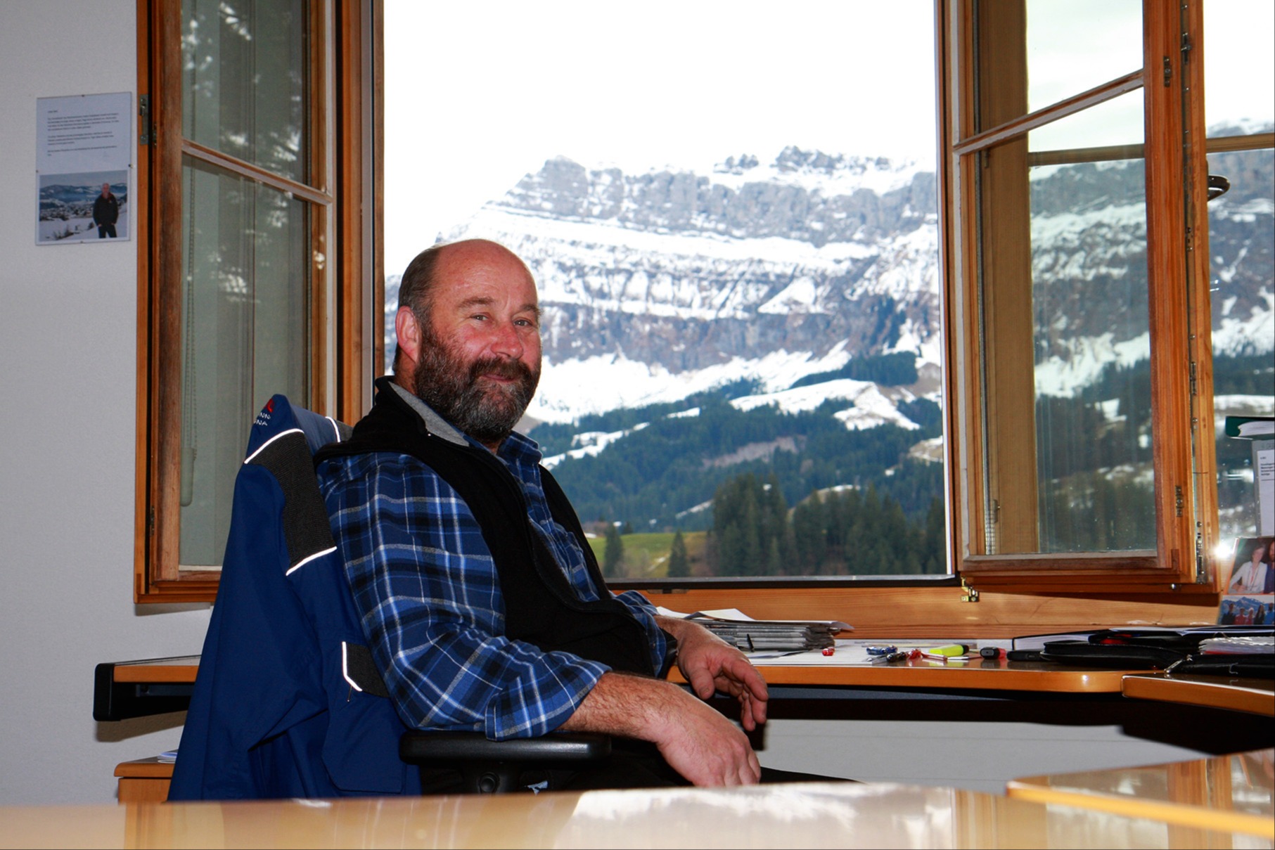 Er war Gemeindepräsident - und viel draussen