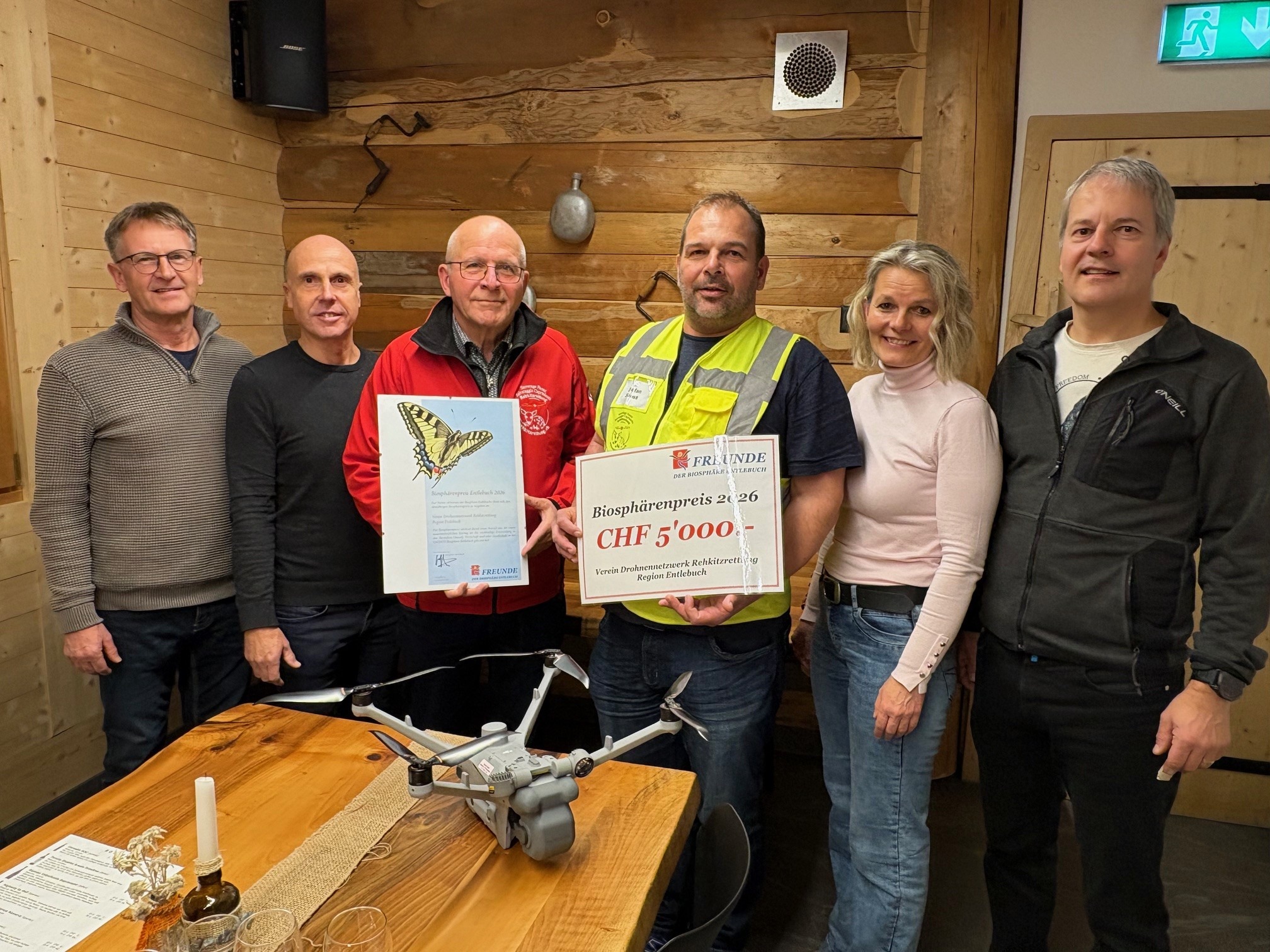 Biosphärenpreis für die Rehkitzrettung