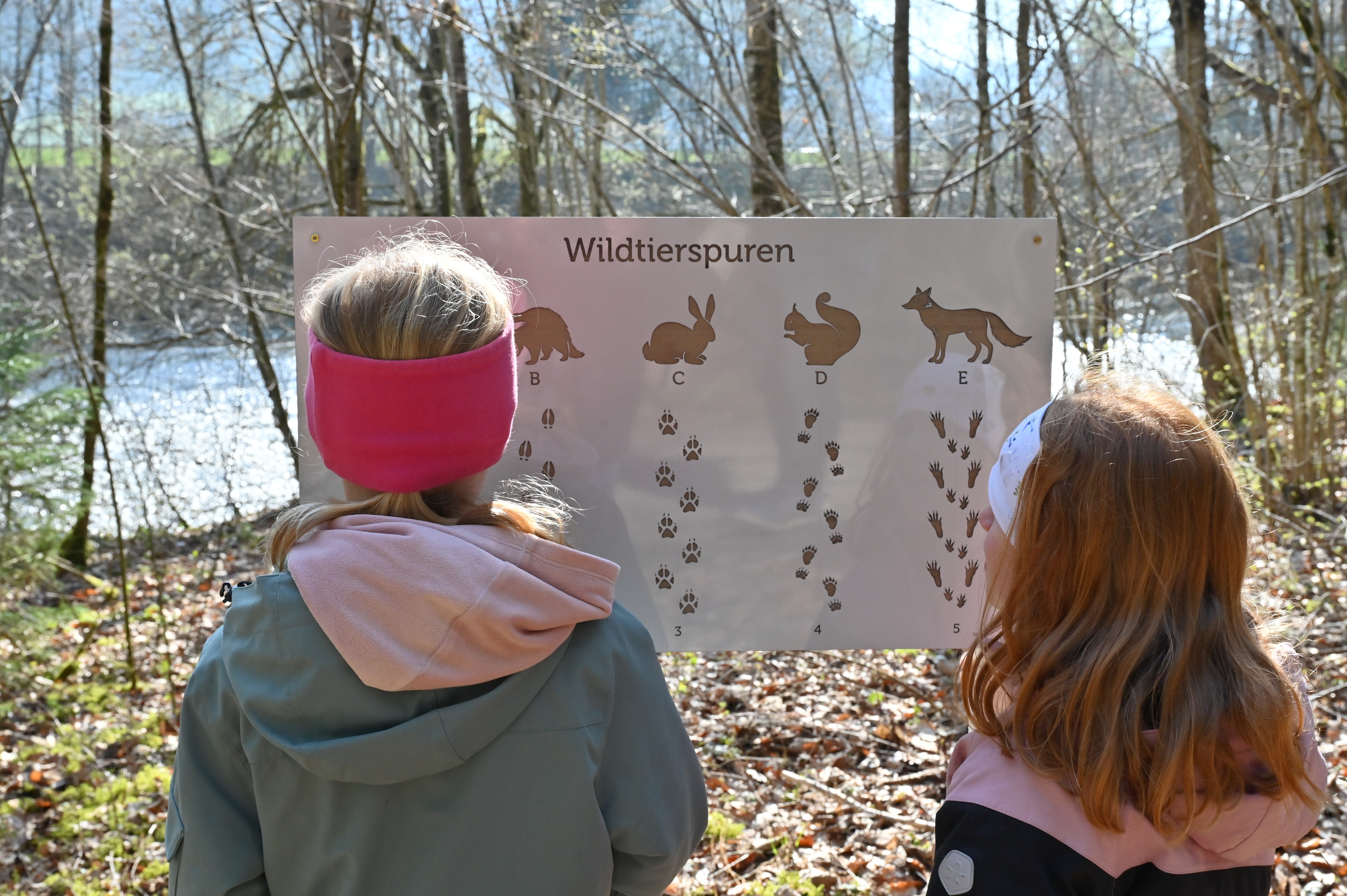 Ein Frühlingsweg an der Emme  lädt zum Spazieren und Knobeln ein