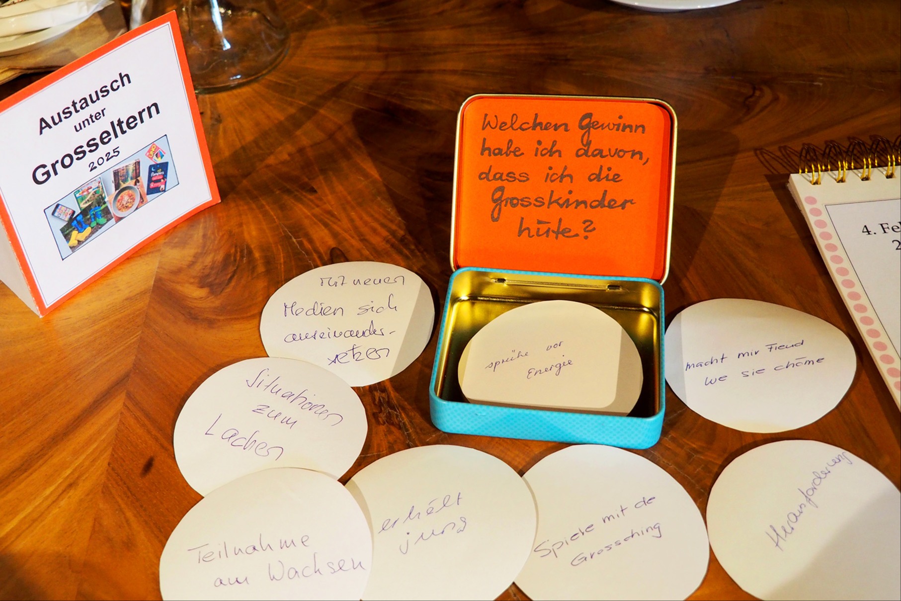 Wo Grosseltern sich austauschen können