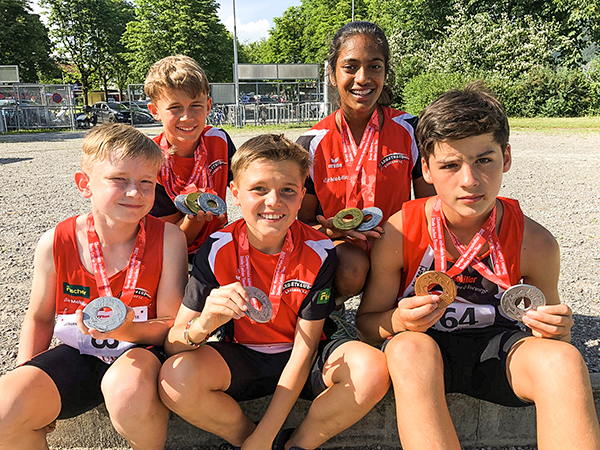 Emmentaler Leichtathleten gewinnen 10 x Gold, 6 x Silber und 23 x Bronze