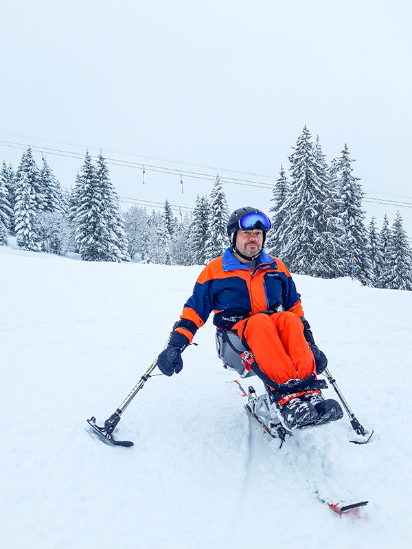Skifahren – trotz Rollstuhl