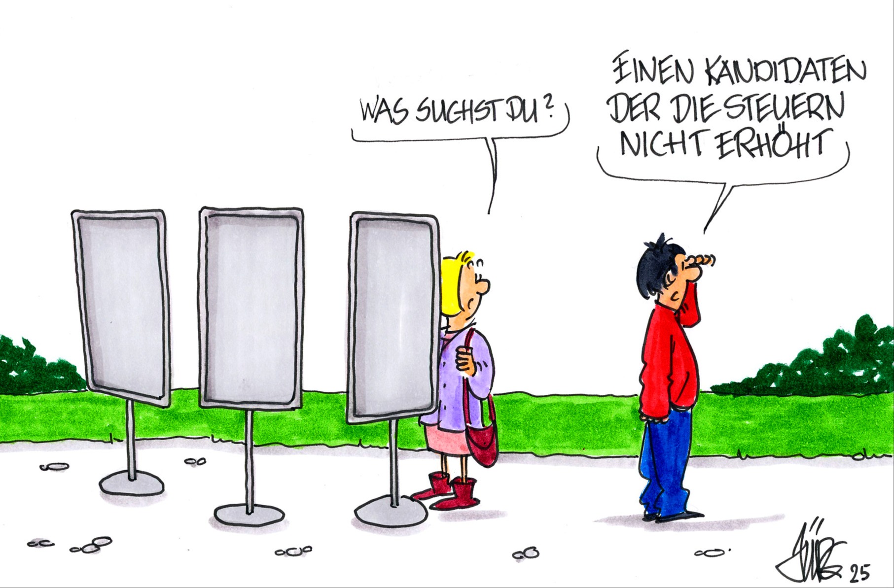 Das Rennen ums Gemeindepräsidium