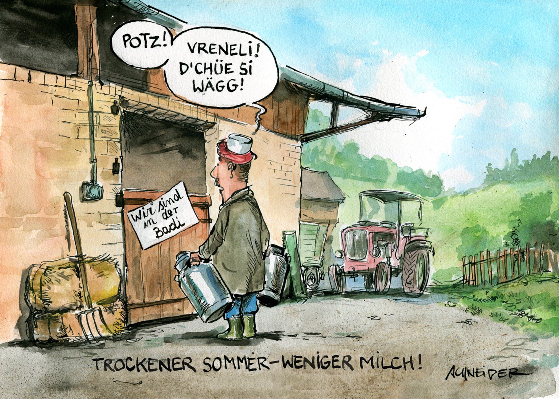 Zu Fuss unterwegs im Bilderwitz