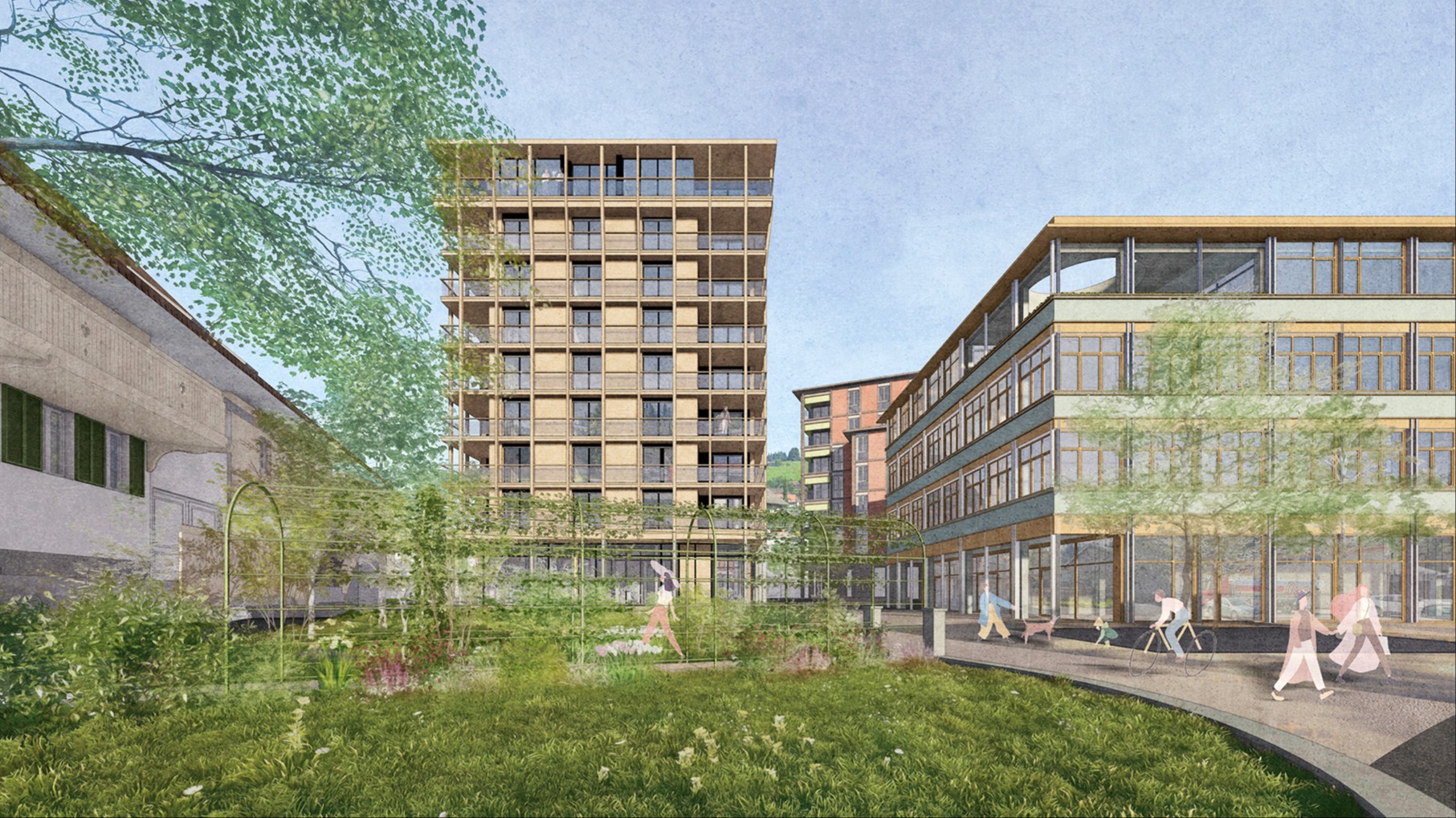 Die Pläne für das neue Quartier  Bahnhof-Süd werden nun konkret