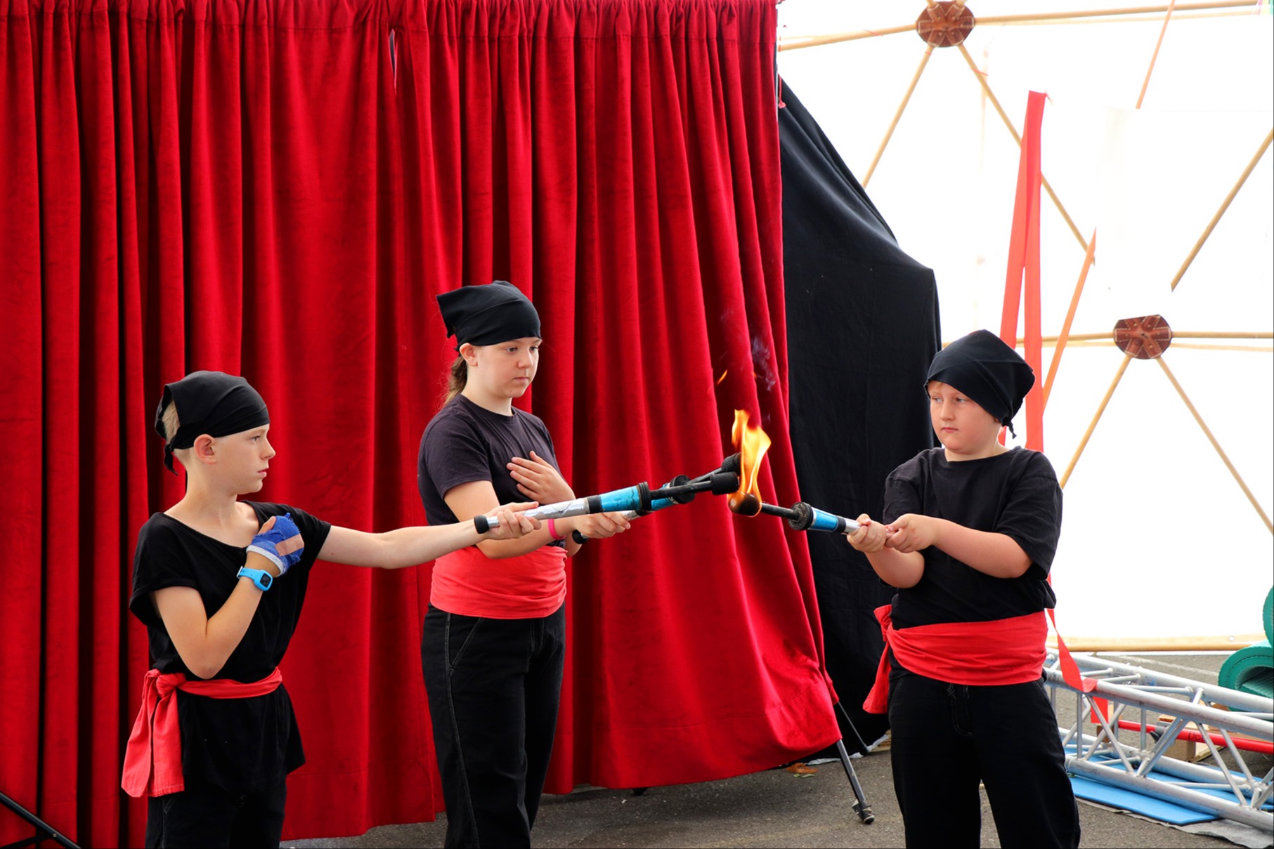 Feuer und Flamme für den Zirkus