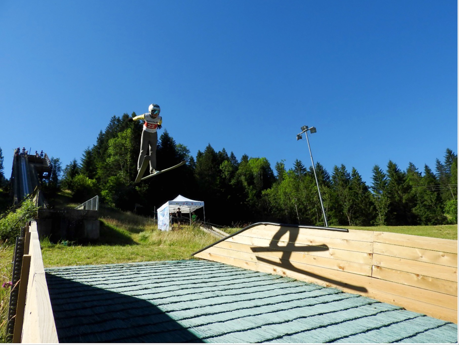 Die Skisprungtalente begeistern in Marbach