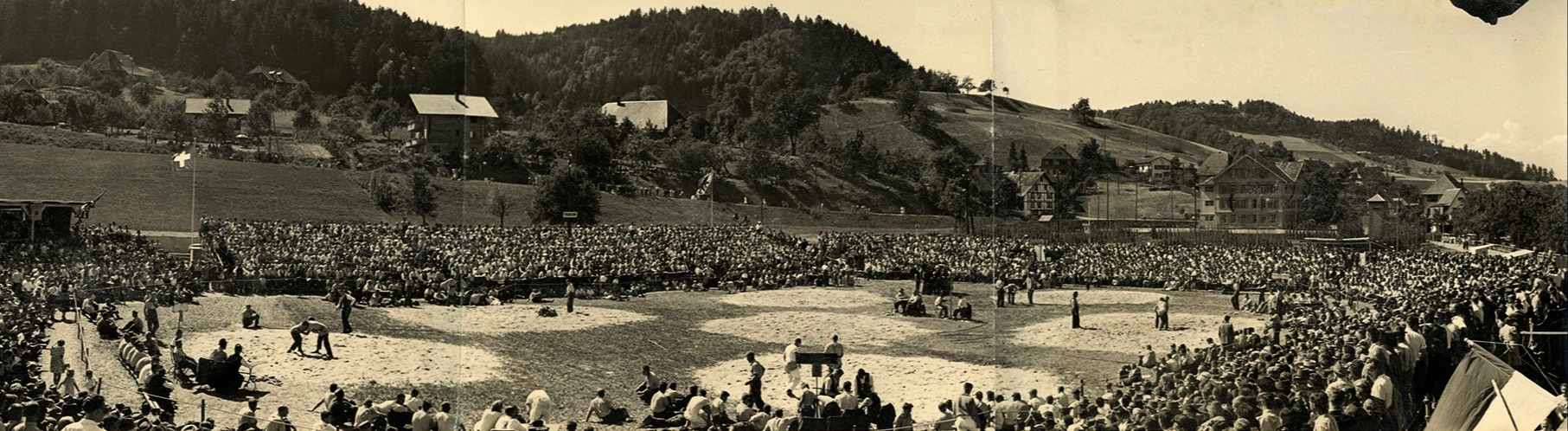 Viel Volk am Schwingfest 