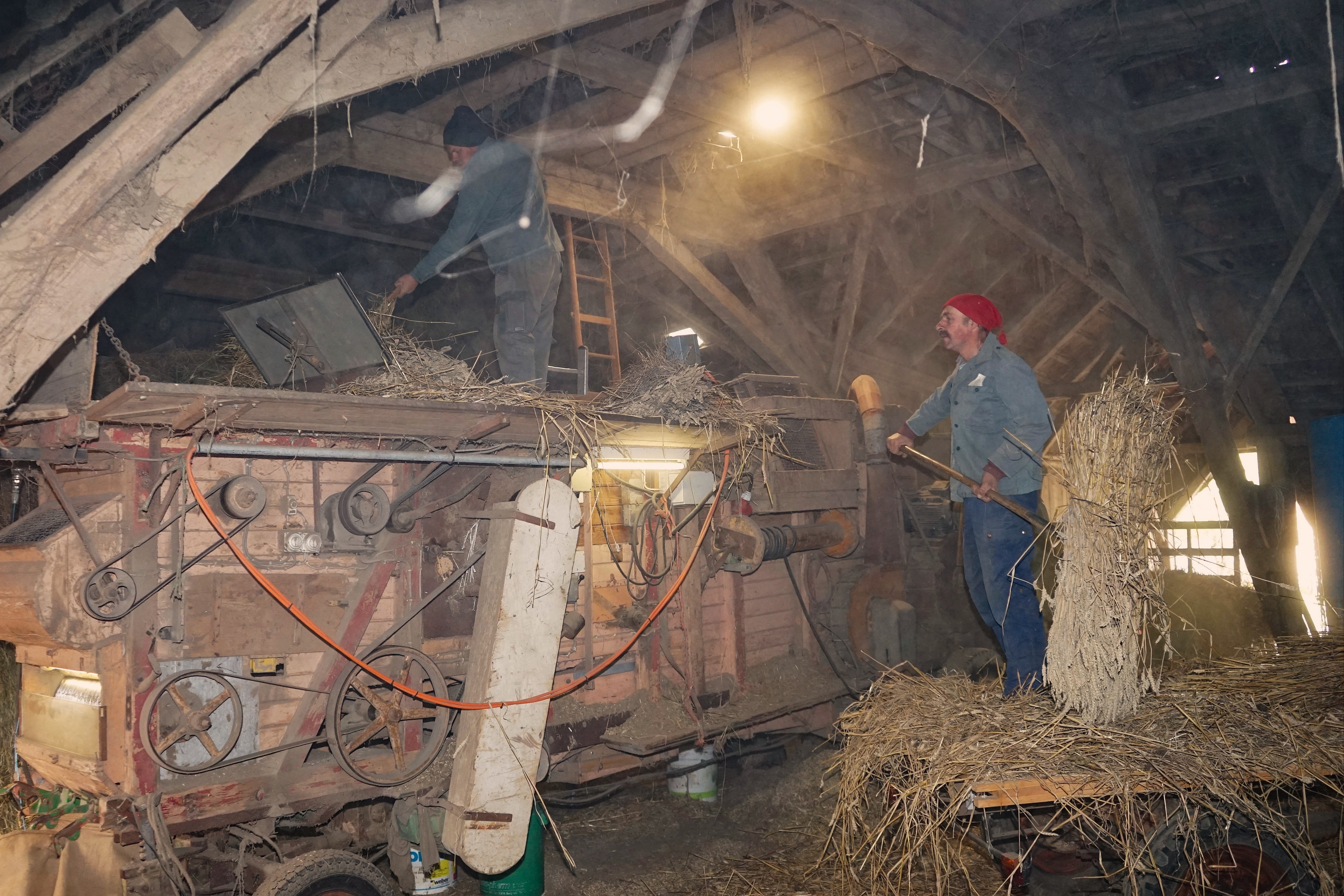 Viel Betrieb auf der Bühne 