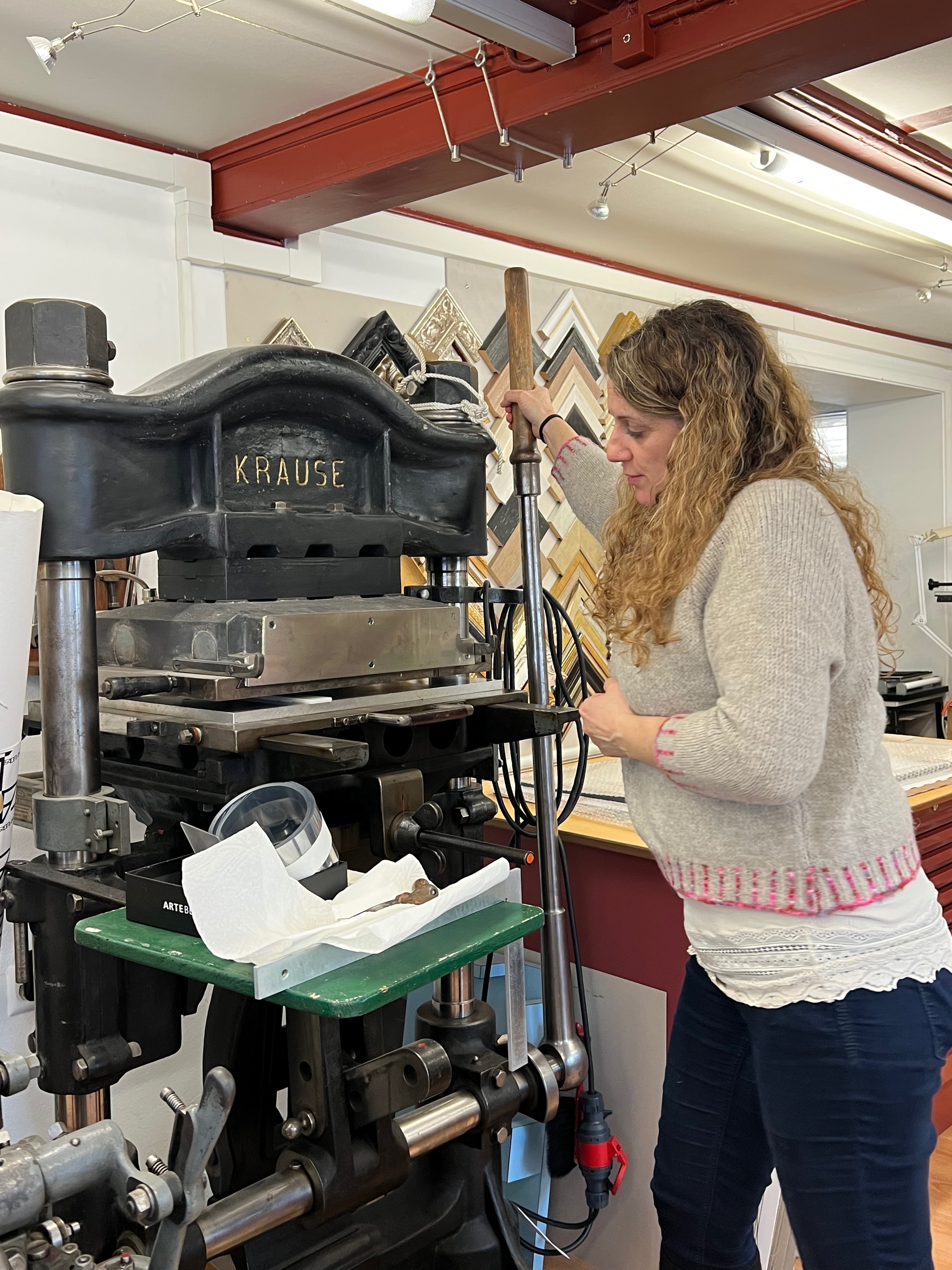 Eine Handwerkerin für das Kulturgut Buch