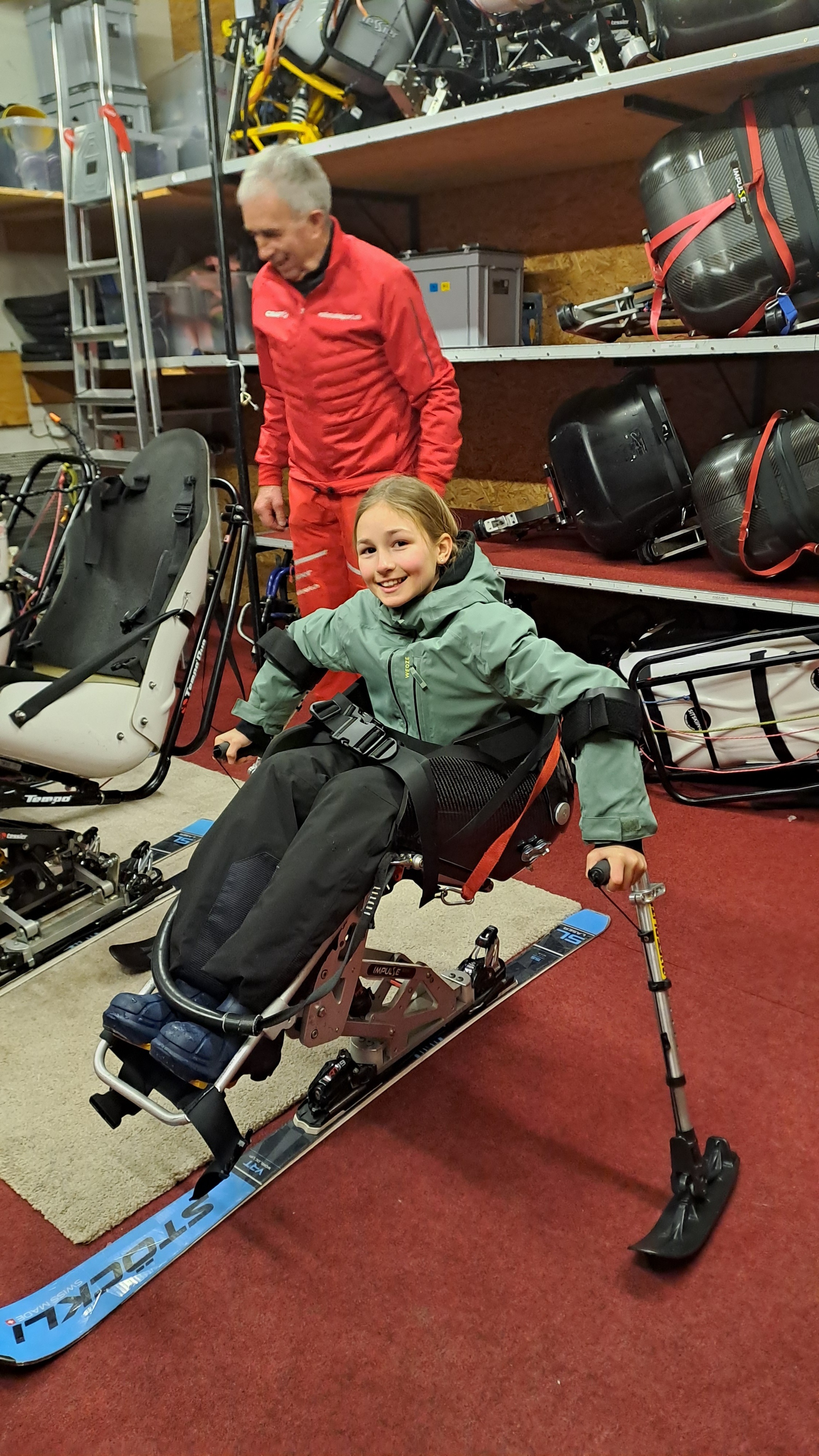 Skibob fahren kann jede und jeder – wenn man will