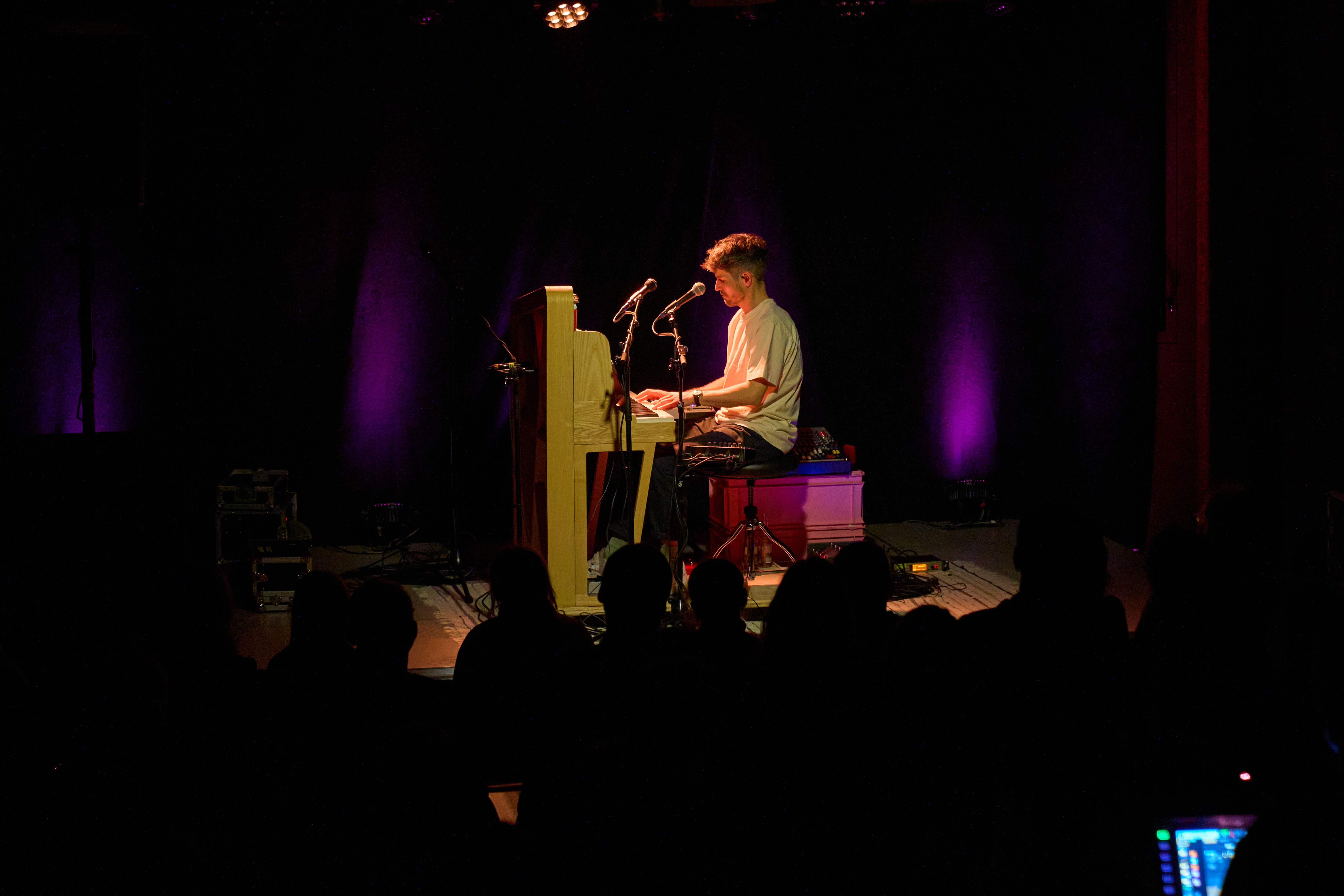 Einen Abend lang allein am Klavier