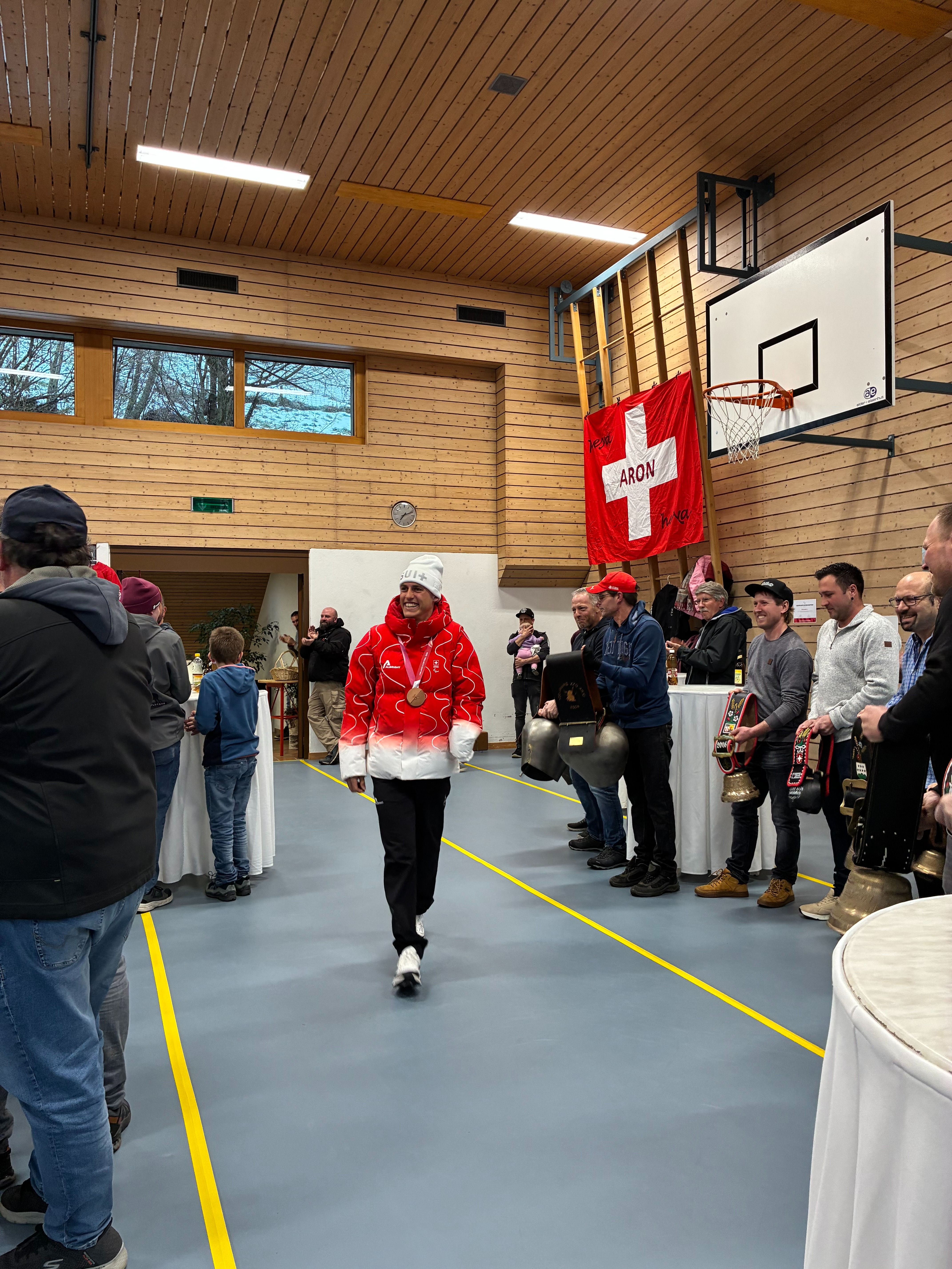 Empfang für den Medaillengewinner